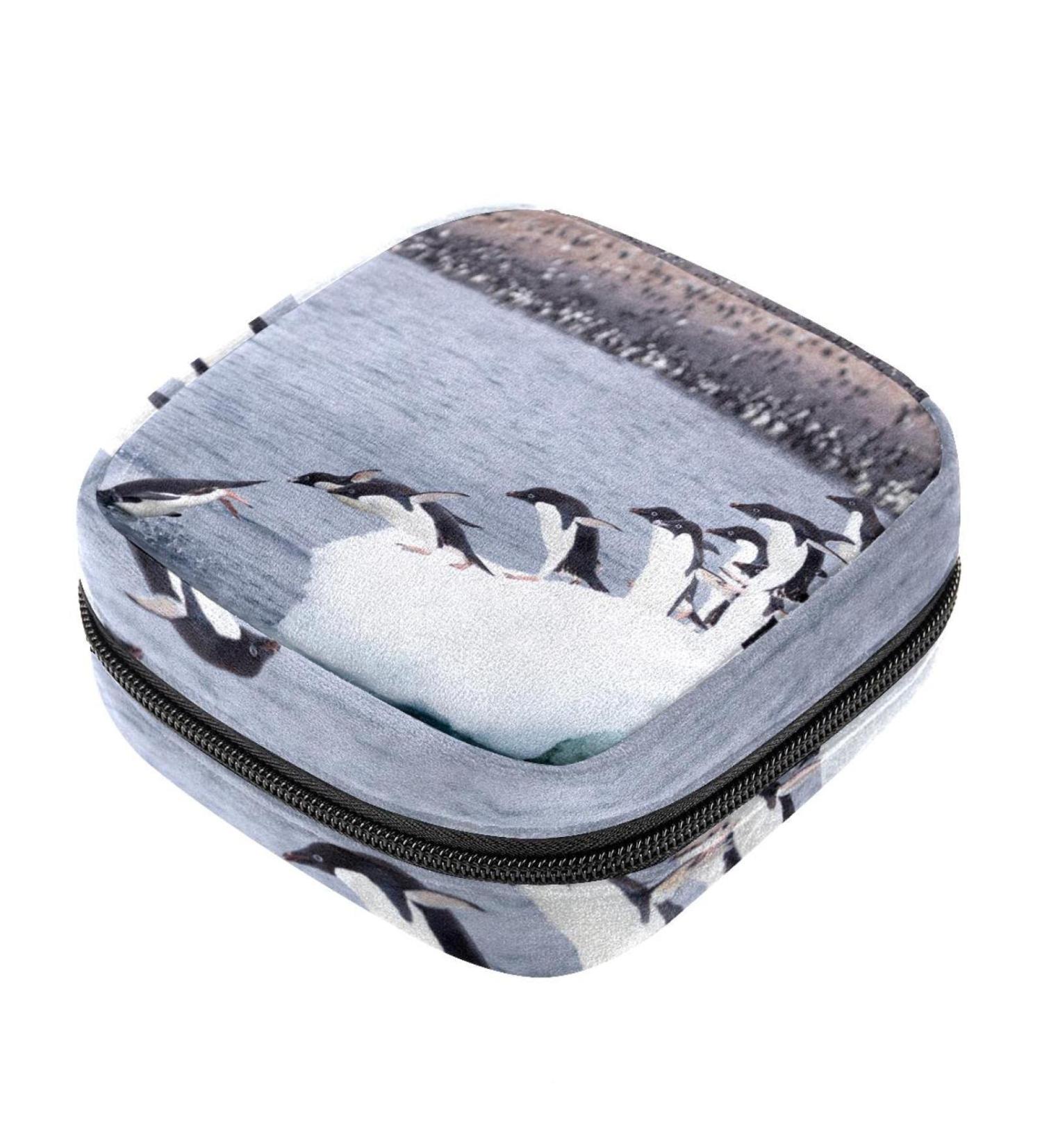 Penguin Animal Sanitary Napkin Storage Bag - Cute Period Bag for Teen Girls and Women - Buy Online on GoSupps.com