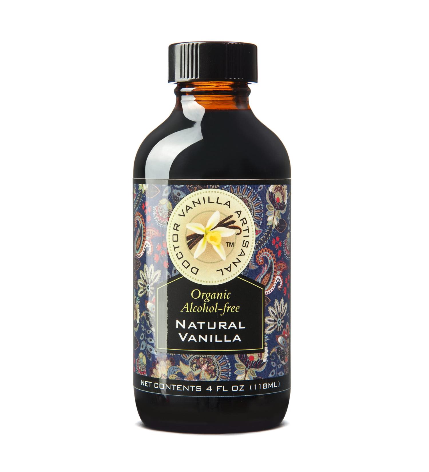 Dr Vanilla Organic 4oz Alcohol-Free Natural Vanilla Extract - Buy Online on GoSupps.com