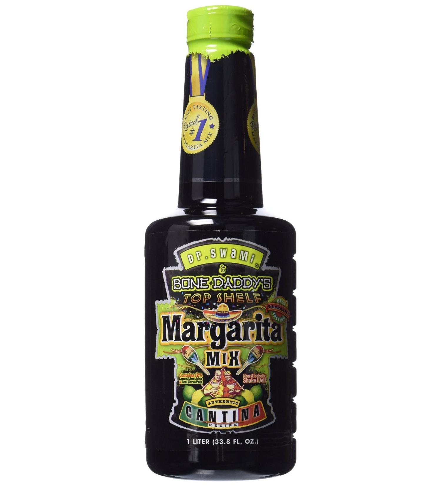 Dr. Swami & Bone Daddy's Top Shelf Margarita Mix 33.8 oz. (Pack of 2) 33.8 Fl Oz (Pack of 2)
