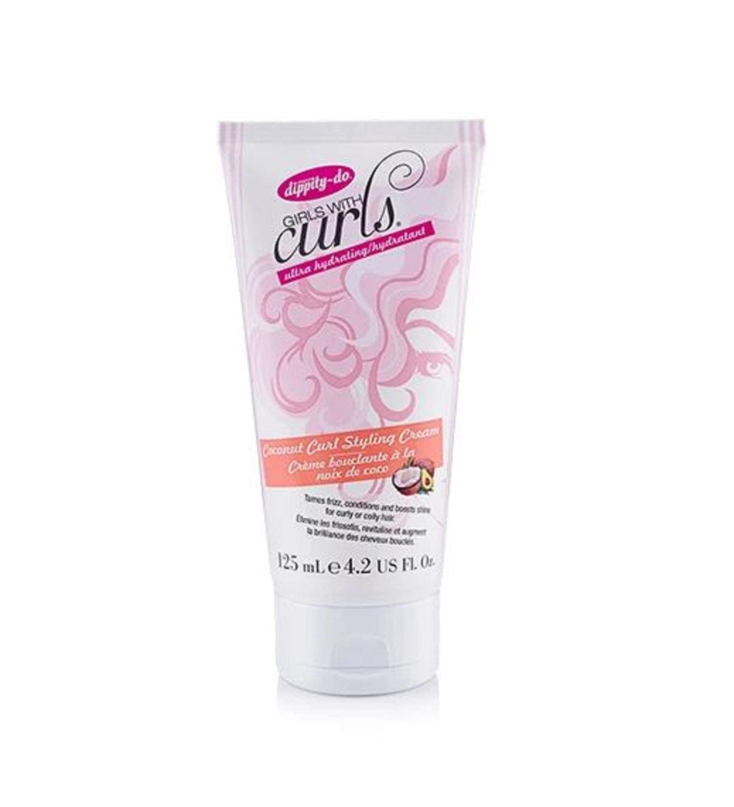 Dippity Do Girls With Curls Coconut Curl Styling Cream 4.2 Oz - Define & Enhance Your Curls - Buy Online on GoSupps.com