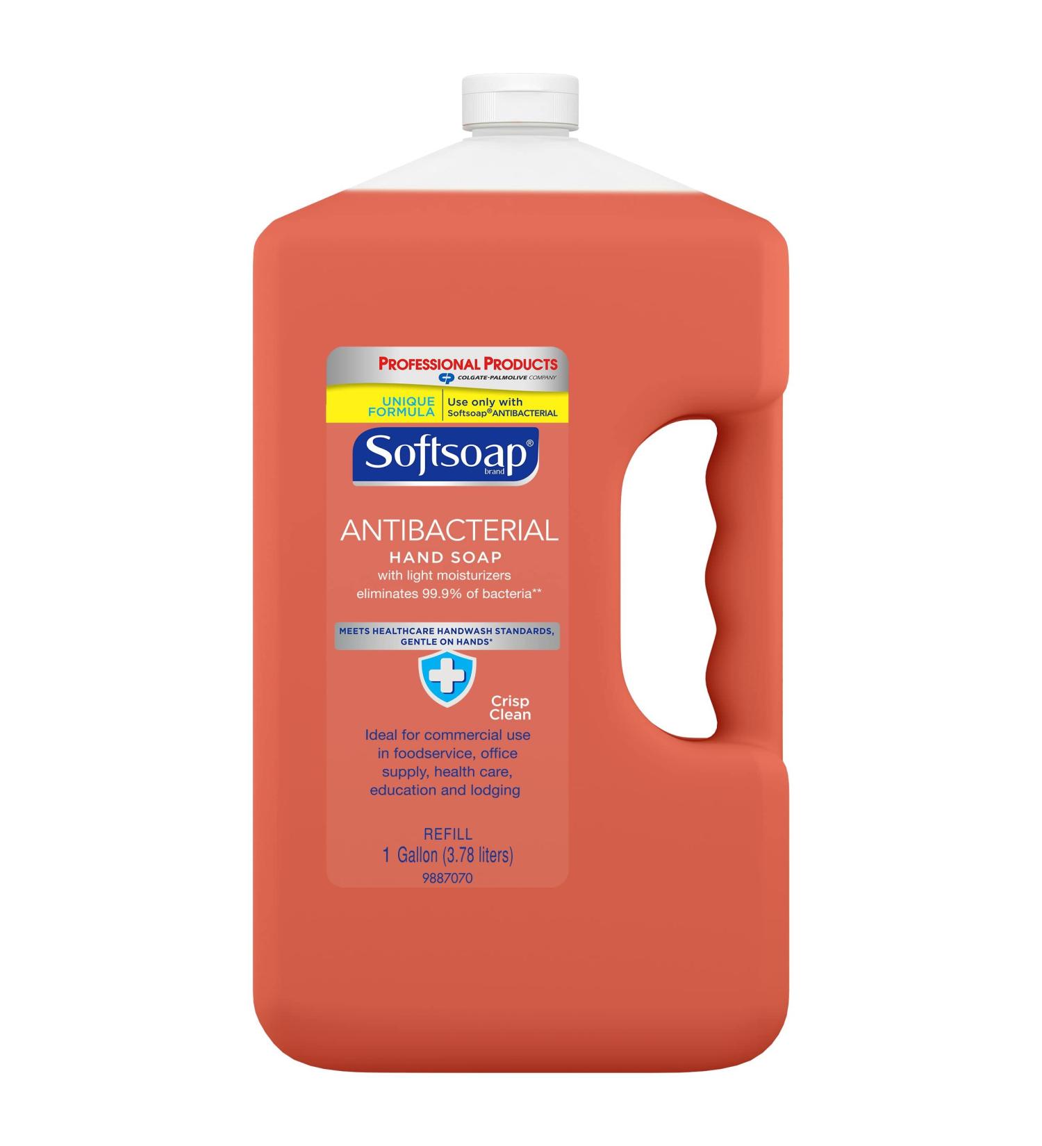 Softsoap Antibacterial Liquid Hand Soap Refill - Crisp Clean 1 Gallon - Buy Online on GoSupps.com