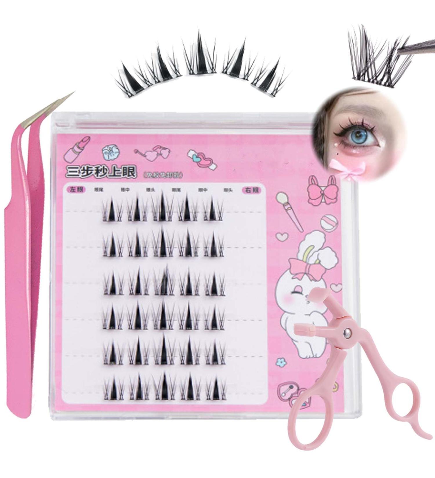 Dorolab Lashes Dorolab Eyelashes Self Adhesive Eyelashes Press on Eyelashes No Glue Needed 2024 New Waterproof Reusable Segmented Adhesive Lashes Lash Clusters DIY Eyelash Extensions (#05) - Buy Online on GoSupps.com
