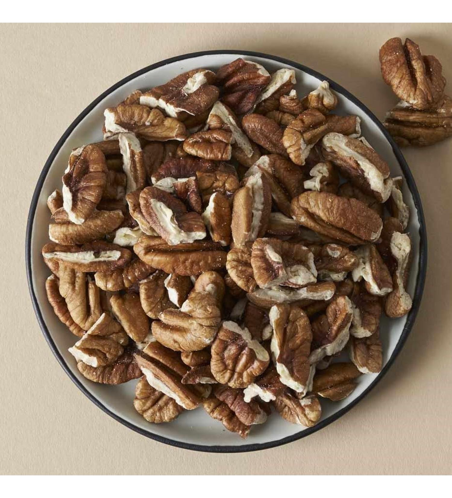 Organic Pecan Pieces 1kg - 100% Natural Unsalted & No Additives | Plastic-Free Packaging - Shop Now! - Buy Online on GoSupps.com