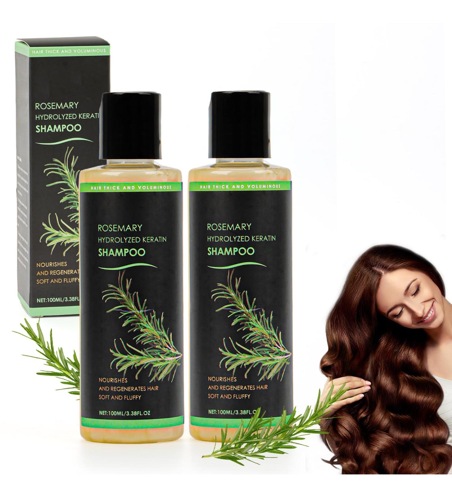 Shampoing au romarin pour la croissance des cheveux - Shampooing de croissance des cheveux bio - paississant et fortifiant naturel avec k ratine hydrolys e - Contre les cheveux fins et la chute des - Buy Online on GoSupps.com