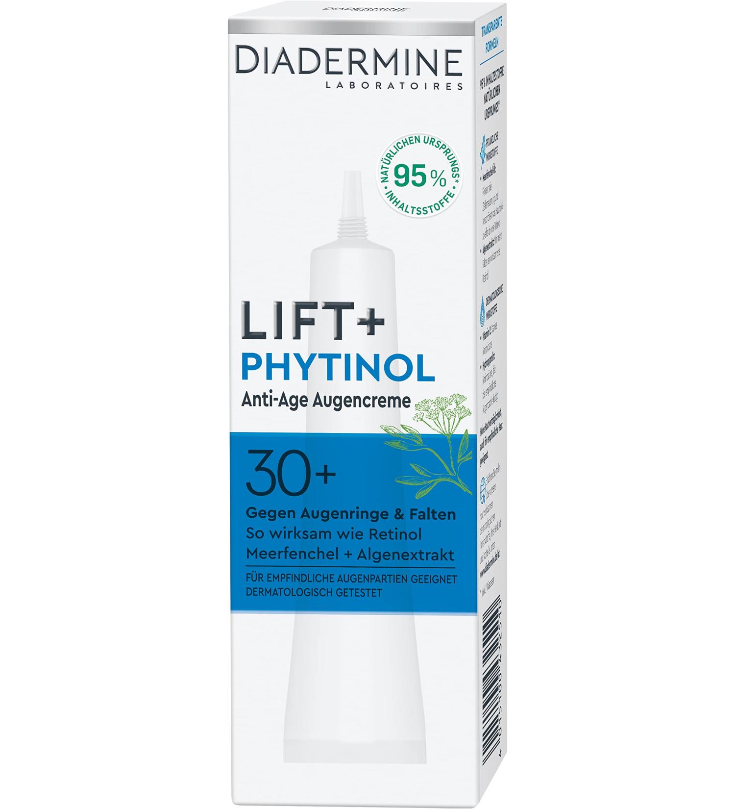 DIADERMINE LIFT+ PHYTINOL Anti-Age Eye Cream 15ml | Advanced Anti-Aging Treatment for Youthful Eyes - Fast International Shipping - Buy Online on GoSupps.com