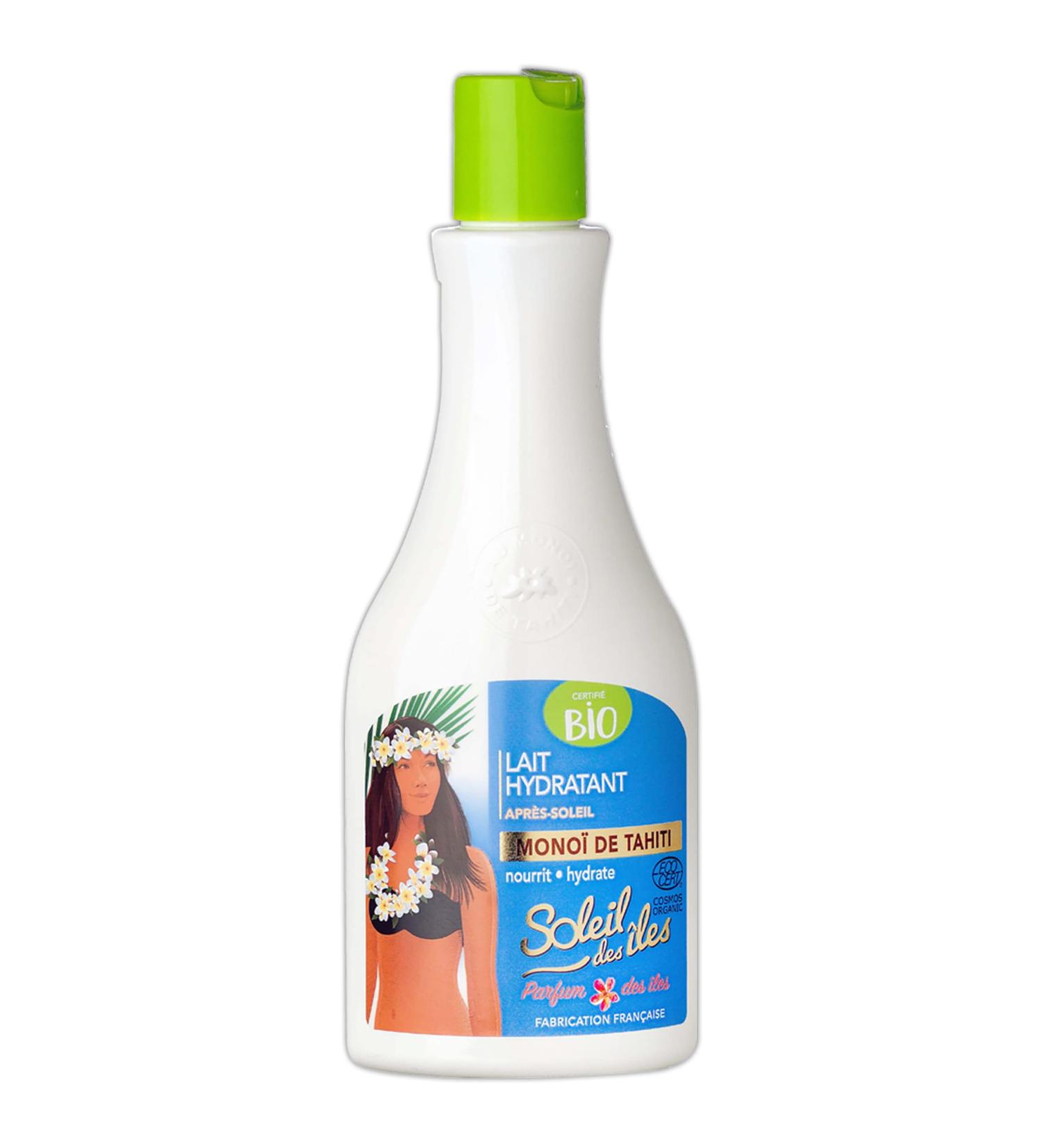 Sun of the Islands | Tahitian Monoi After-Sun Milk - Nourishing and Moisturizing - Soothes the Skin - Enriched with Shea Butter Certified Organic by ECOCERT - Fragrance of the Islands - Made in France - - Buy Online on GoSupps.com