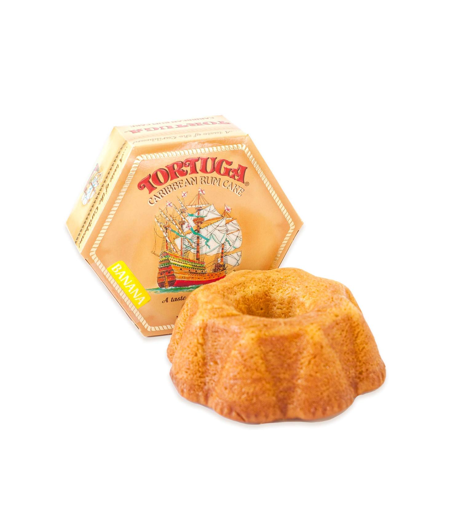 TORTUGA Caribbean Banana Rum Cake - 16 oz - Perfect Premium Gourmet Gift for Baskets & Parties - Great for Holidays & Birthdays - 1lb Delivery Cake - Buy Online on GoSupps.com