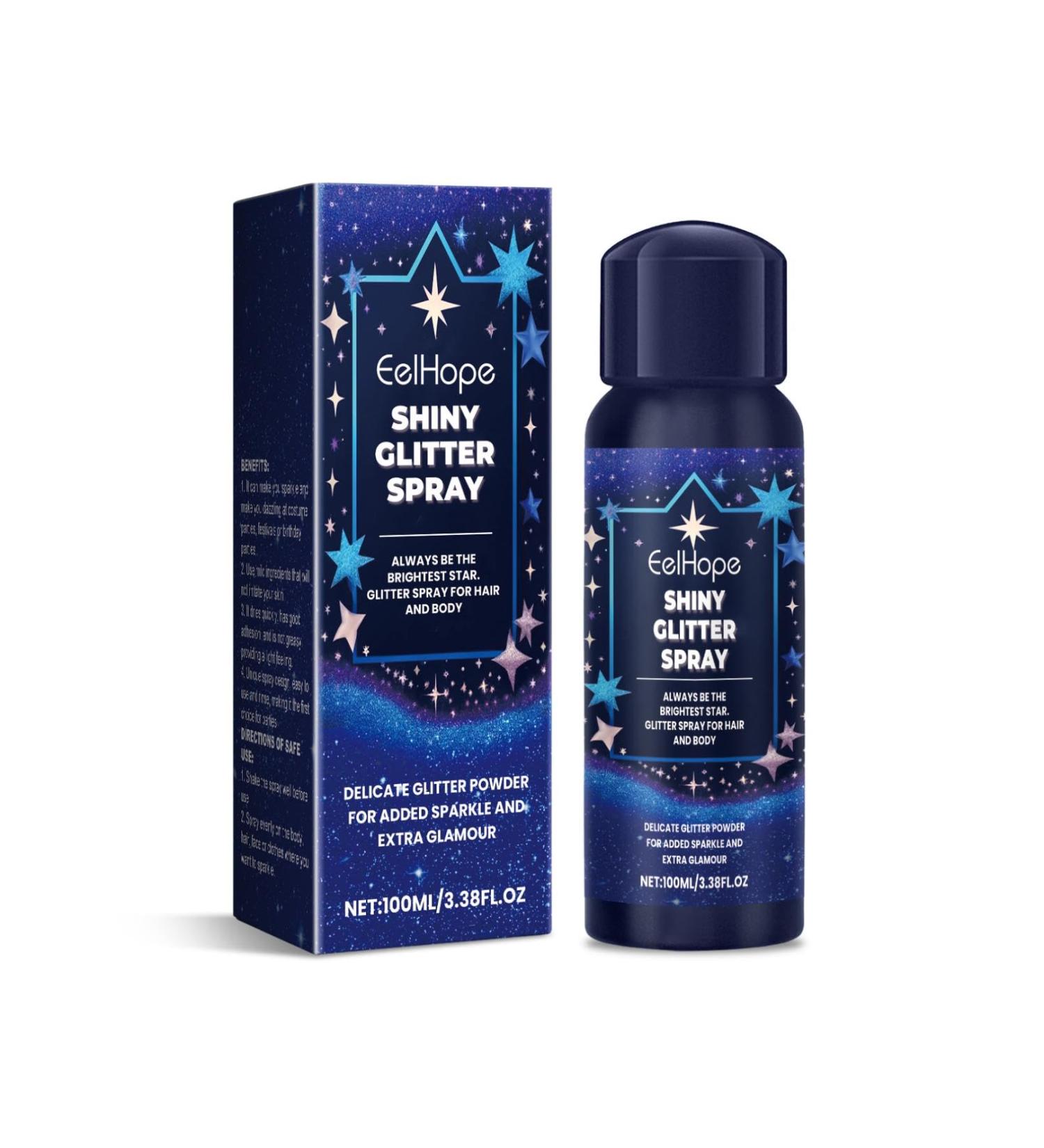 Body Glitter Spray - Dark Blue Shimmer for Hair & Body | Perfect for Stage Festivals & Prom | 3.38 Fl Oz - Buy Online on GoSupps.com