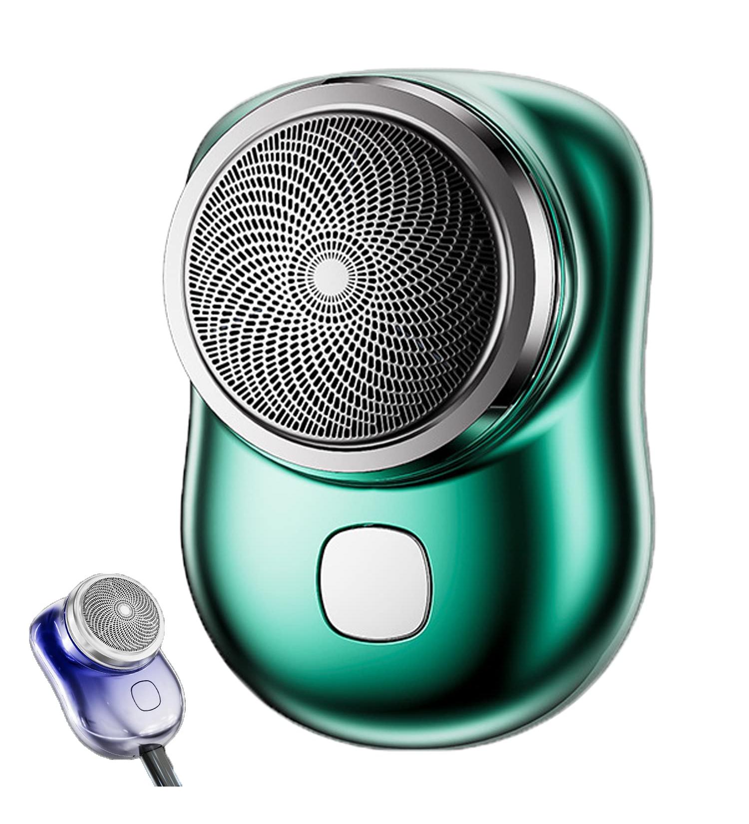 Zao Mini Shaver Men Distinguisha Mini-shave Portable Electric Shaver Zao Shaver Usb Pocket Portable Electric Shaver Mini Electric Razor Waterproof Beard Knife Home Travel Gift for Men (Green) - Buy Online on GoSupps.com