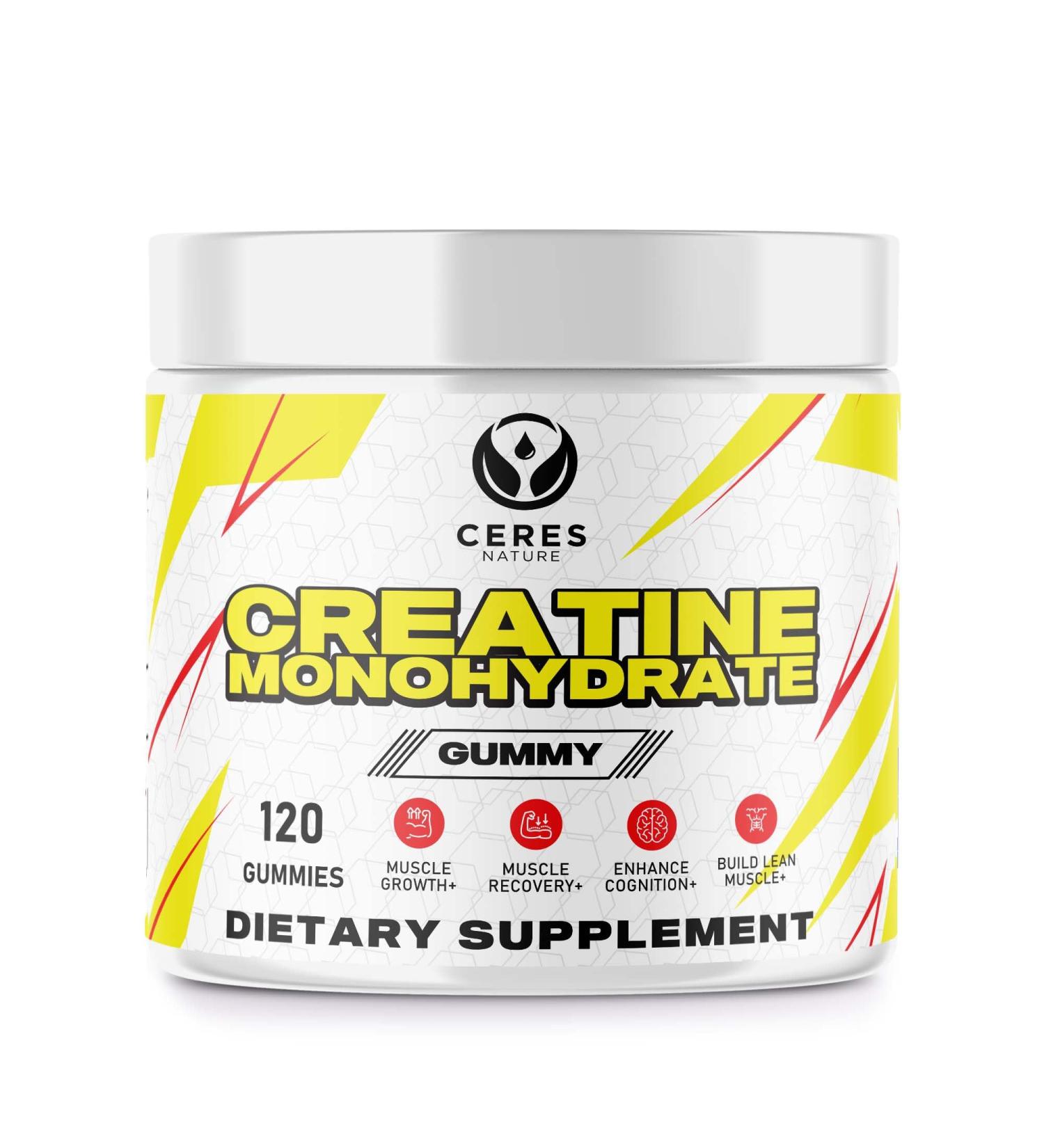 Buy Creatine Monohydrate Gummies for Peak Performance | Boost Strength & Endurance Fast Recovery - Buy Online on GoSupps.com
