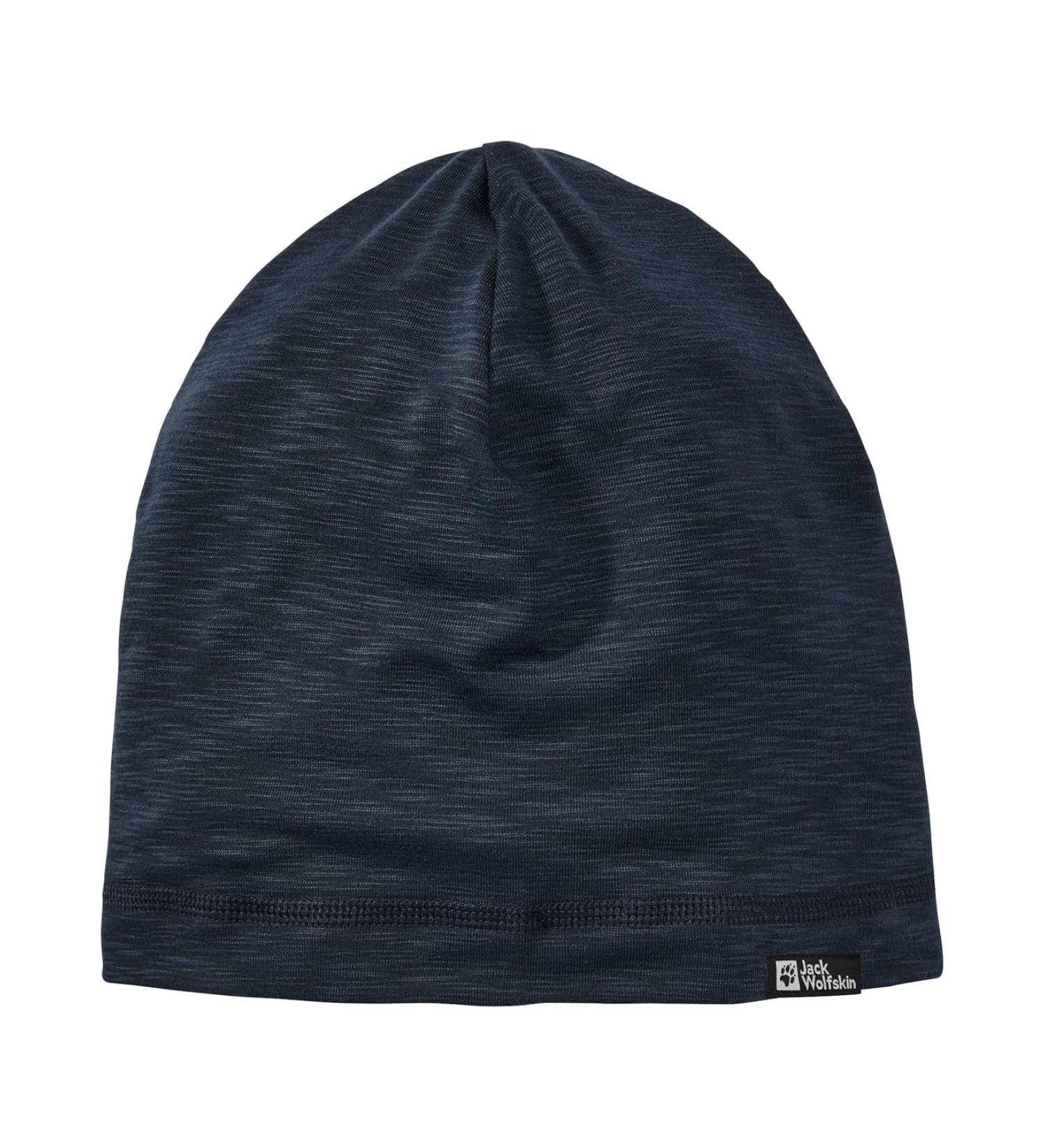 Jack Wolfskin Unisex Kids Travel K Beanie Hat S - Night Blue | Stylish & Warm Kids' Winter Hat for International Shipping - Buy Online on GoSupps.com