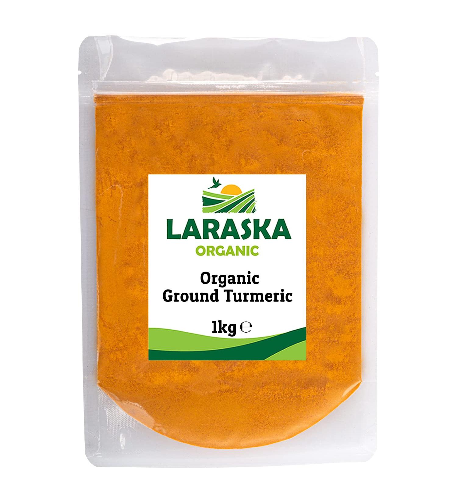 Premium Quality 1kg Organic Turmeric Root Powder - Certified Organic - Buy Online on GoSupps.com
