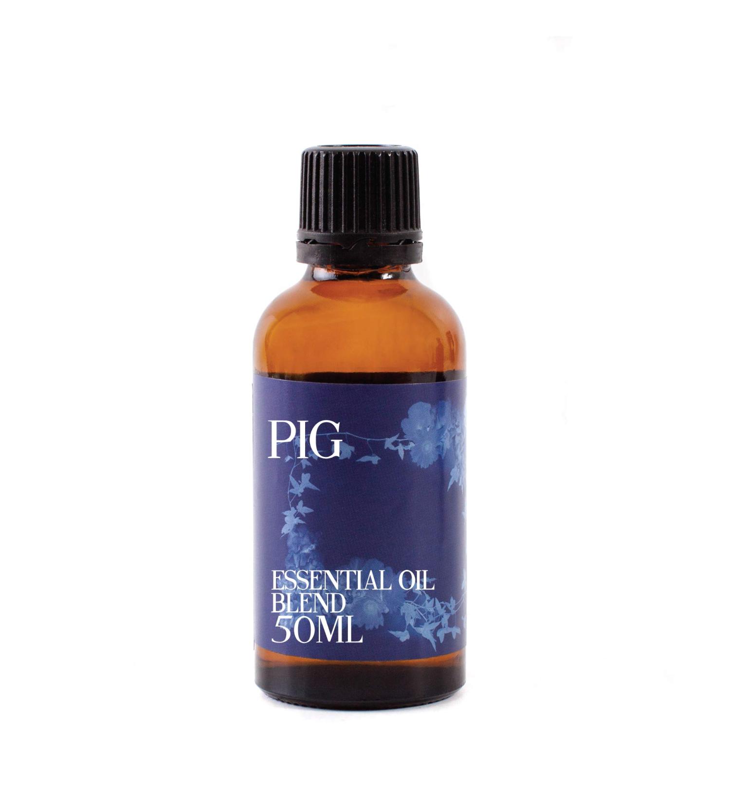 Mystix London | Pig - Chinese Zodiac Essential Oil Blend 50ml - for Diffusers Aromatherapy & Massage Blends | Perfect as a Gift | Vegan GMO Free - Buy Online on GoSupps.com