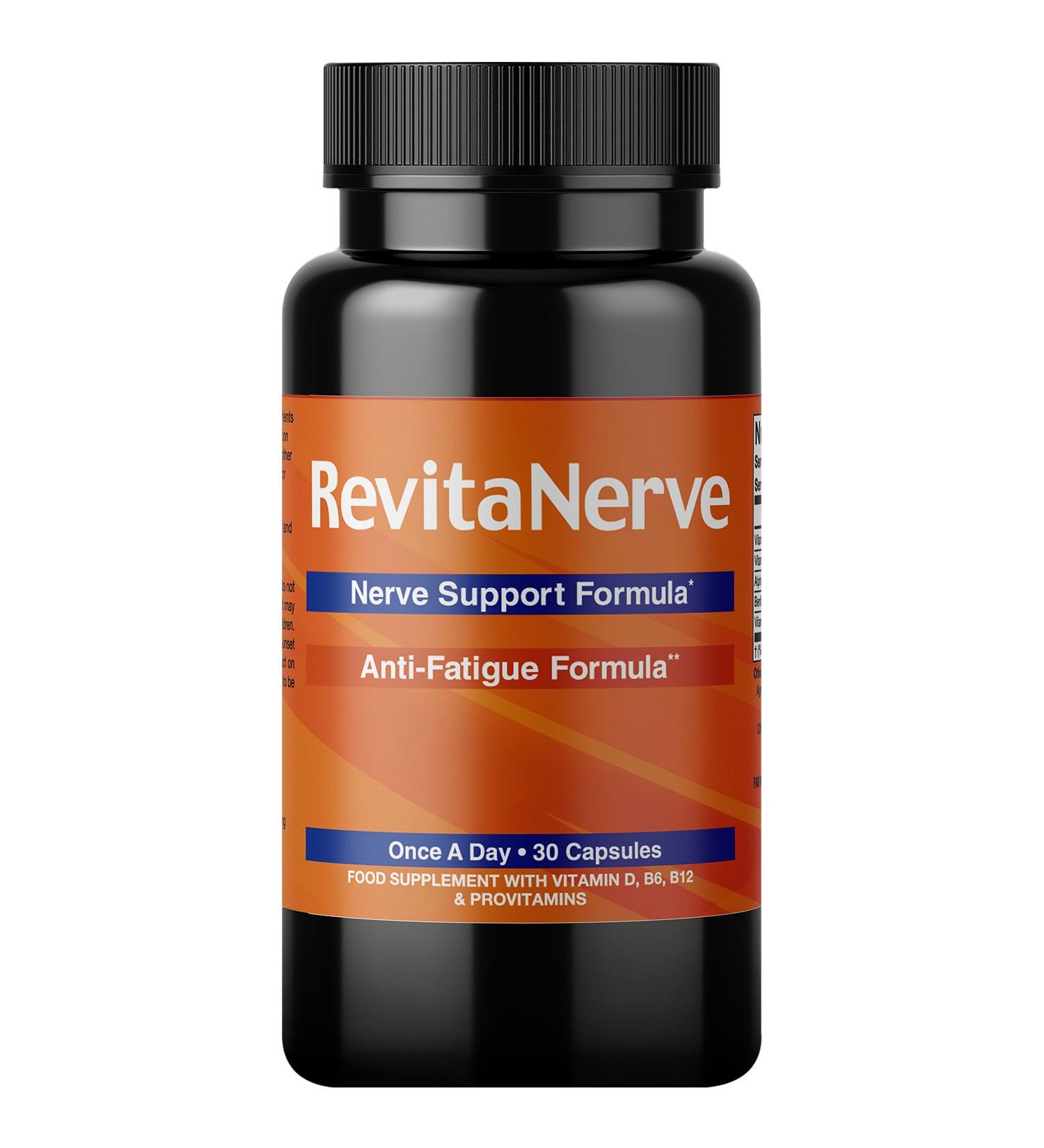 RevitaNerve Neuropathy Support Supplement | One-a-Day Nerve Support | UK Compliant - Buy Online on GoSupps.com