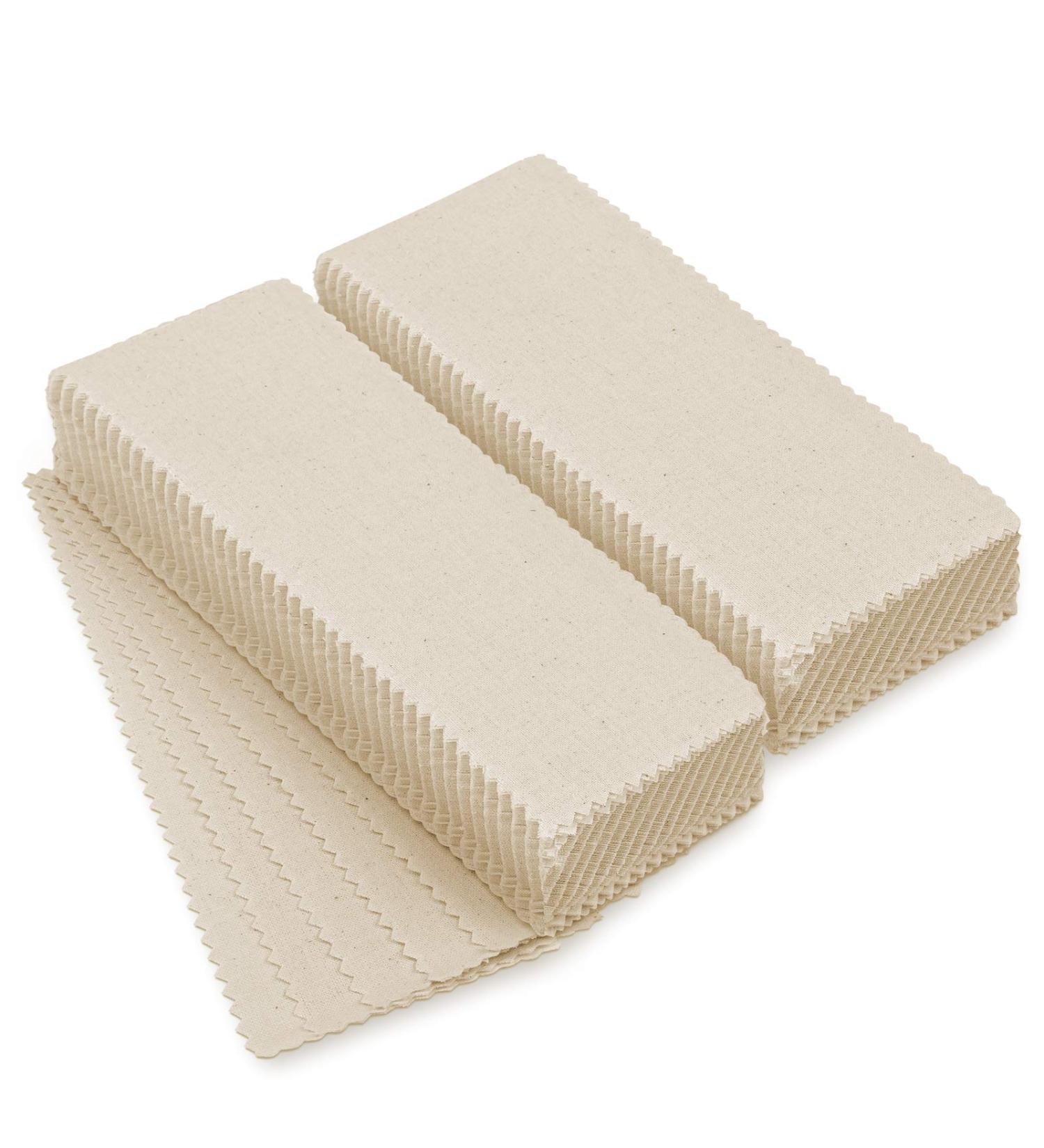 Whaline 200Pcs Natural Muslin Epilating Wax Strips for Face & Body Hair Removal - Precut Cotton Cloth Waxing Strips for Women & Men - 7.9 x 2.8 Inch Large Strips - Buy Online on GoSupps.com