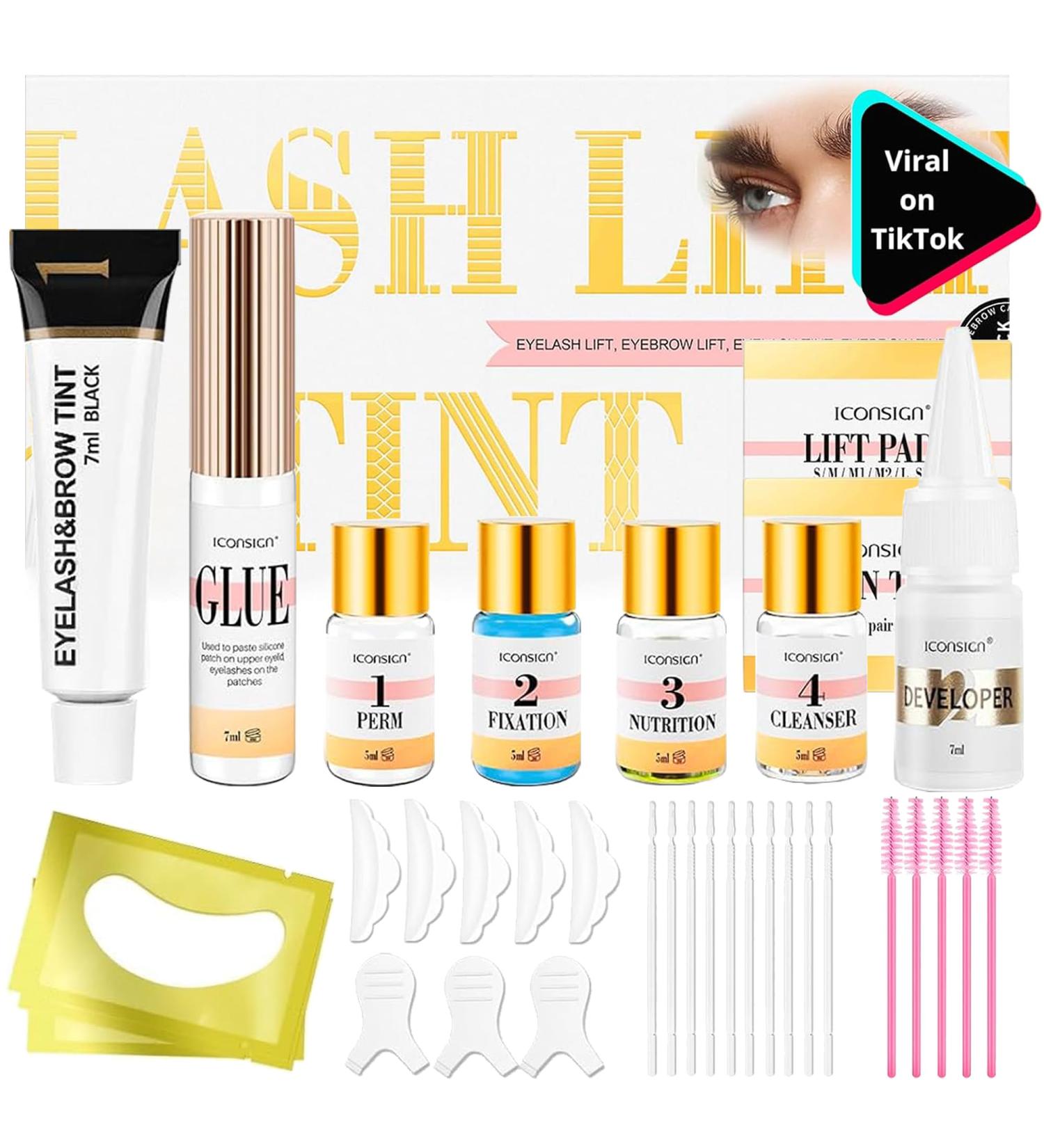 Salon-Quality Lash Lift & Brow Lamination Kit | Easy Natural Eyelash Perm for Beginners - Buy Online on GoSupps.com