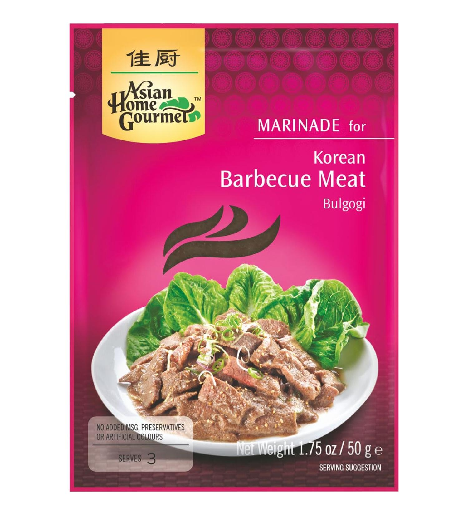 Asian Home Gourmet Asian Home Gourmet Marinade for Korean Bulgogi Dish 50g