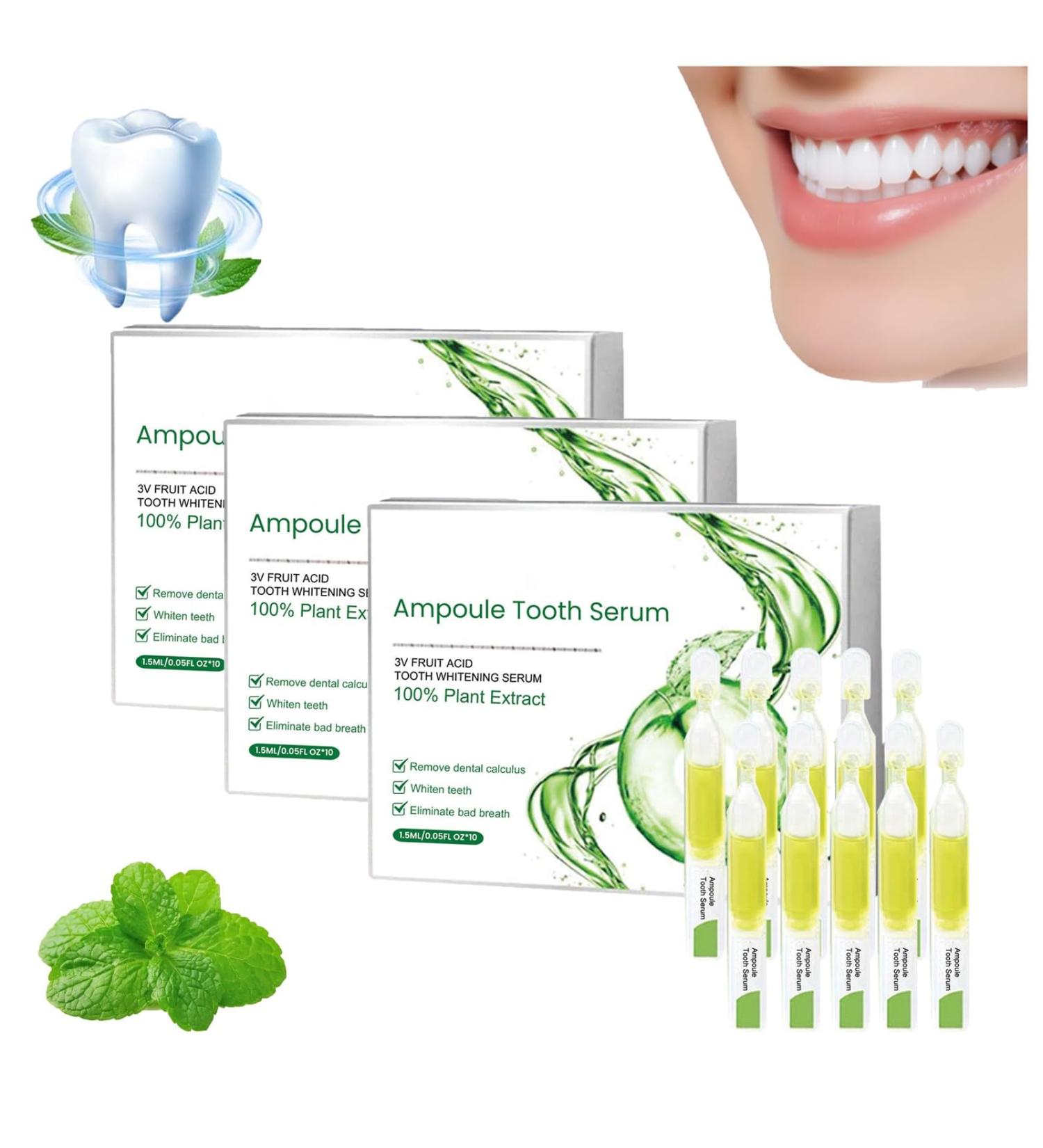 3PC Dentizes Tooth Serum Ampoules - Gum Repair Teeth Whitening & Tartar Removal | Lovilds Ampoule - Buy Online on GoSupps.com