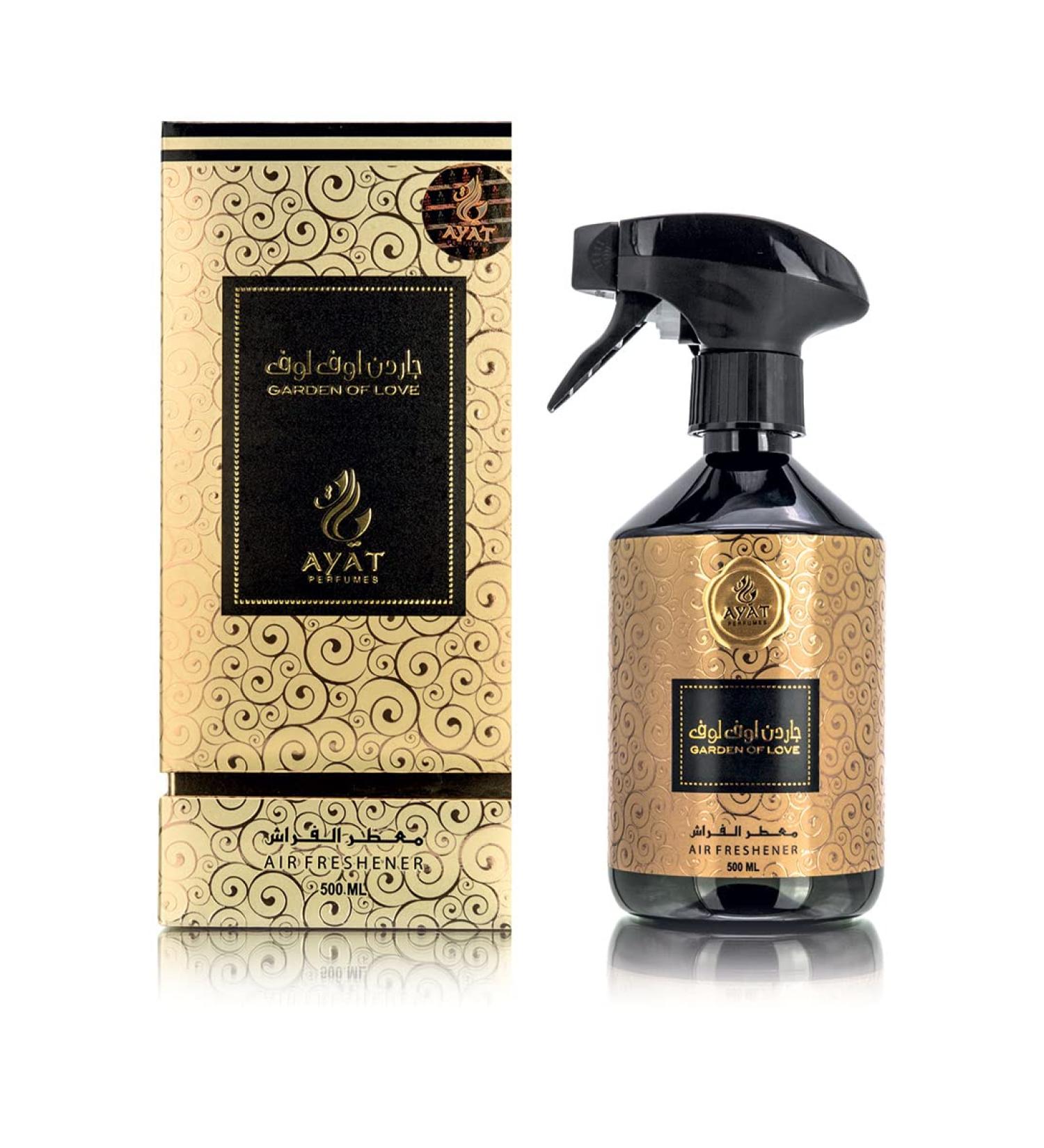AYAT PERFUMES - Home Perfume Spray - Oriental Scents - 500 mL (Garden Of Love) - Buy Online on GoSupps.com
