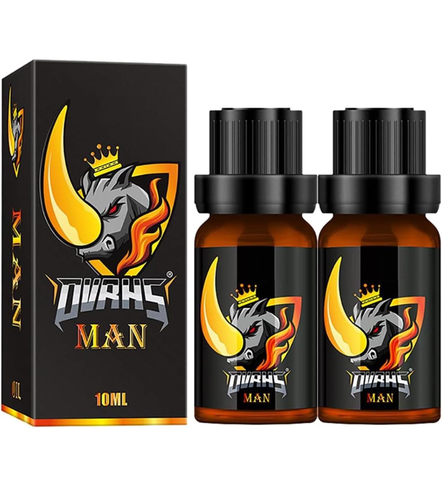 Huile essentielle pour hommes huile essentielle de Massage nerg tique pour hommes huile de Massage rehausseur d'endurance pour hommes huile essentielle de renforcement de la force pour hommes 2pcs - Buy Online on GoSupps.com
