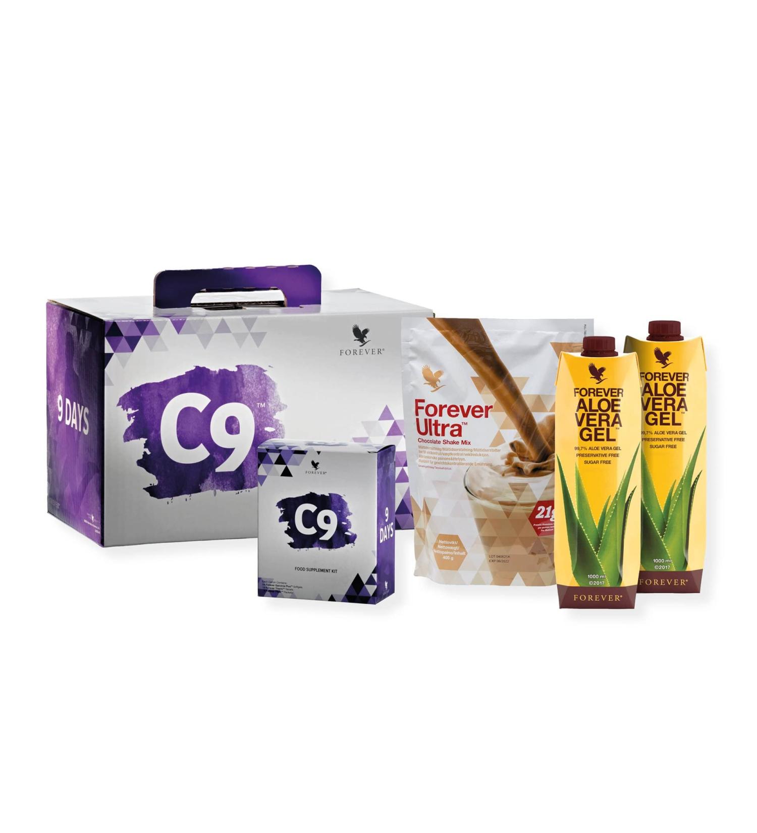Forever C9 Chocolate - 9-Day Body Cleansing Program for Healthy Weight Loss | Essential Vitamins & Minerals | Shop Now! - Buy Online on GoSupps.com