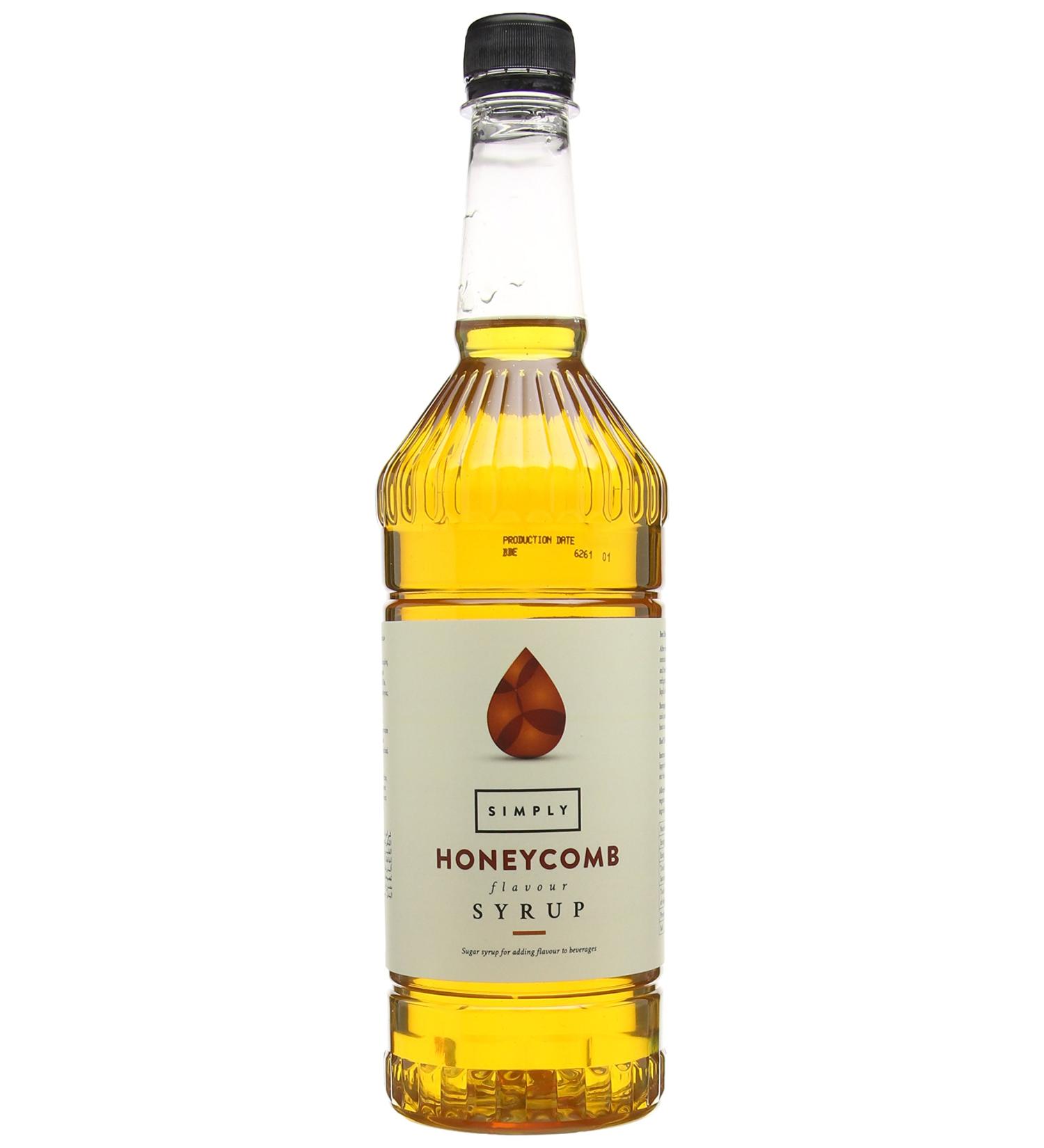 Simply Honeycomb Syrup 1 Litre - Premium Quality Honeycomb Syrup - 1 Pack - Buy Online on GoSupps.com