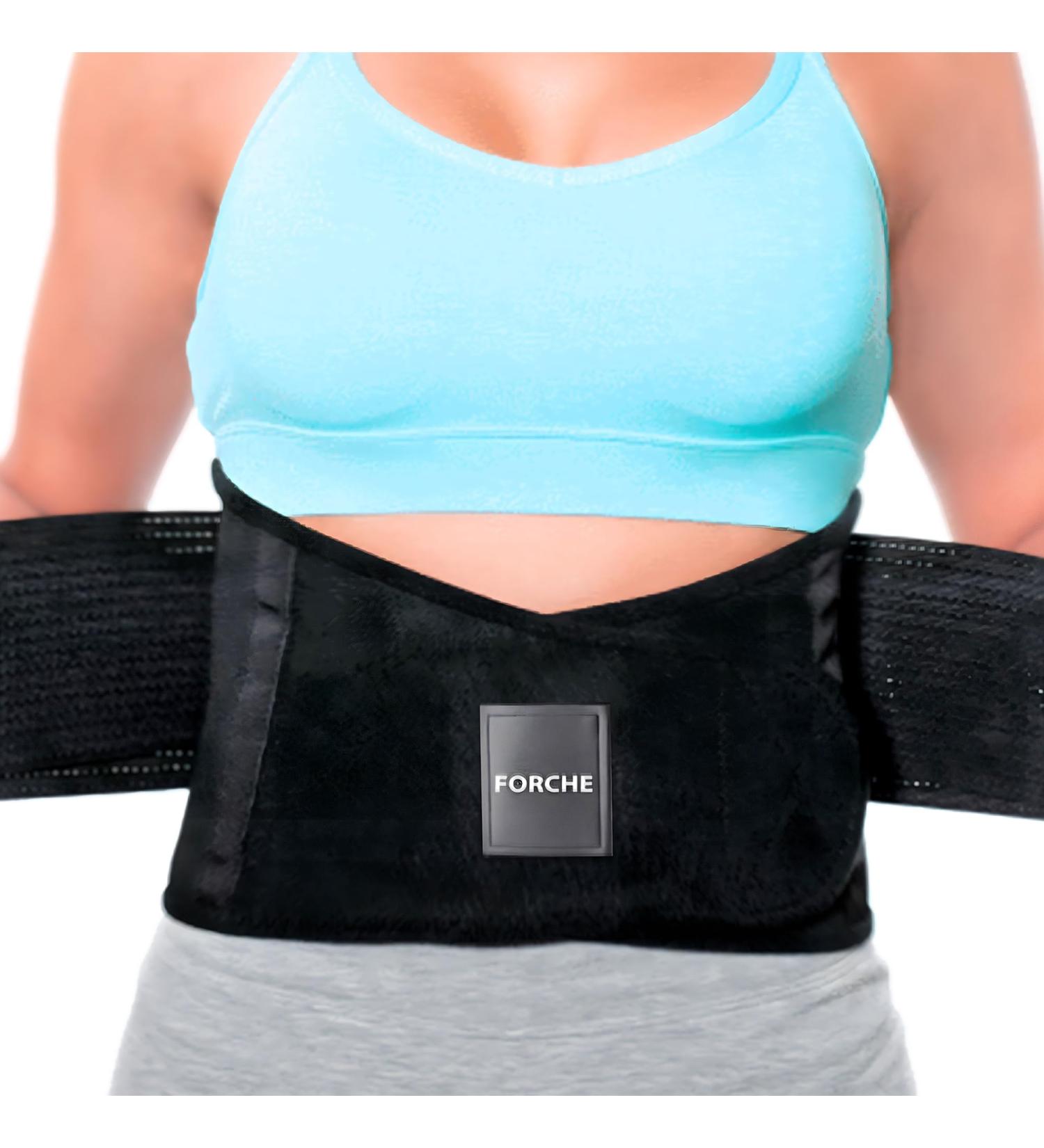 FORCHE XXL Back Support Belt - Adjustable Lumbar Brace for Lower Back Pain Relief - Buy Online on GoSupps.com