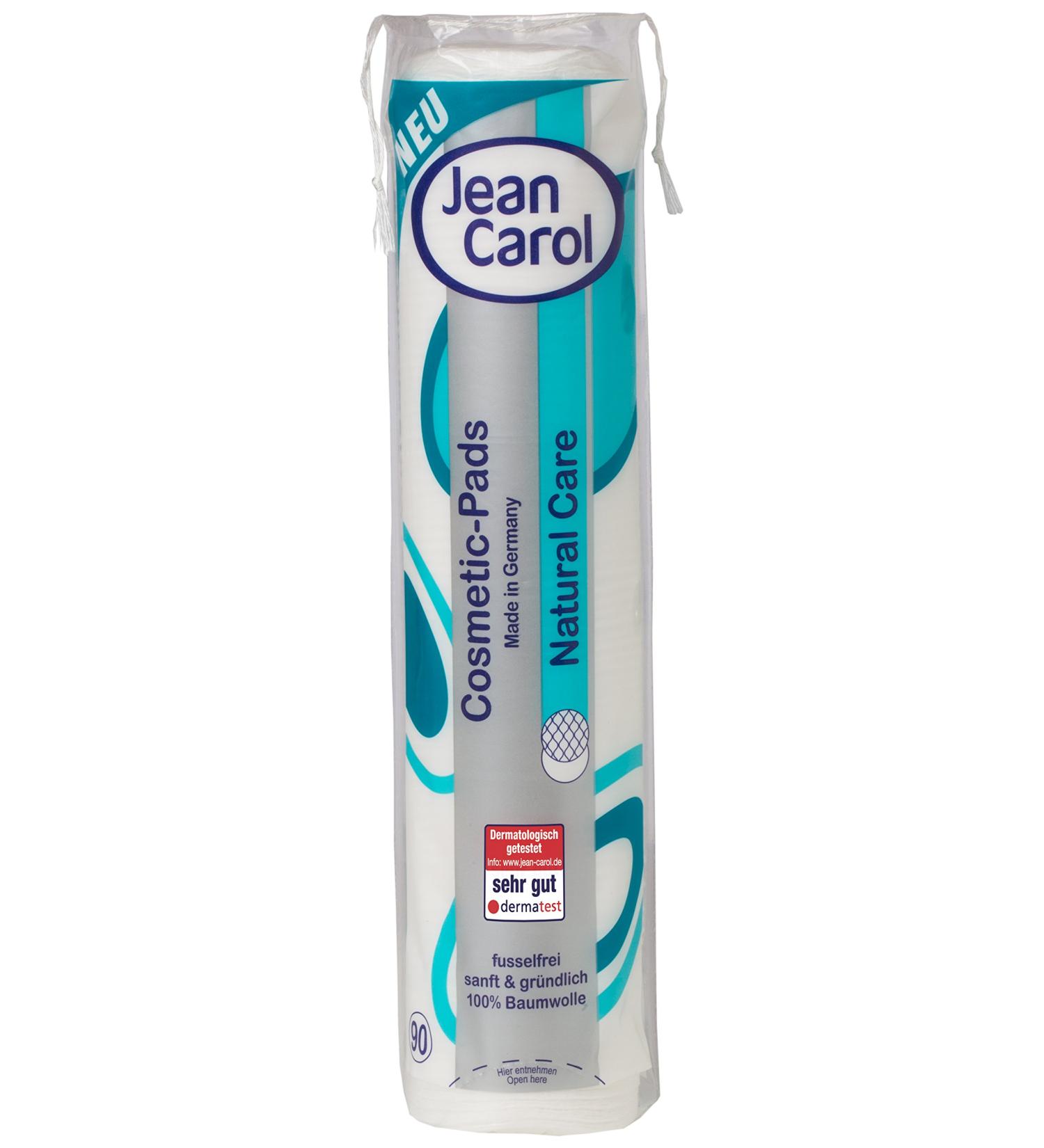 Jean Carol Duo Pads Natural Care (makeup removal pads) pack of 2 (2 x 90 pieces)