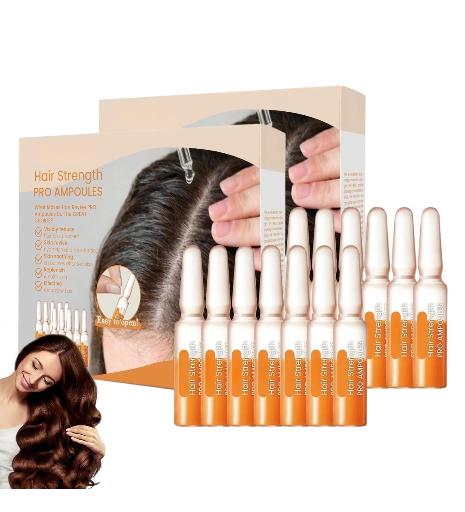 Lot de 14 ampoules de s rum capillaire pour la croissance et la r g n ration des cheveux - Huile hydratante pour cheveux fins ab m s secs mats et cassants - Buy Online on GoSupps.com