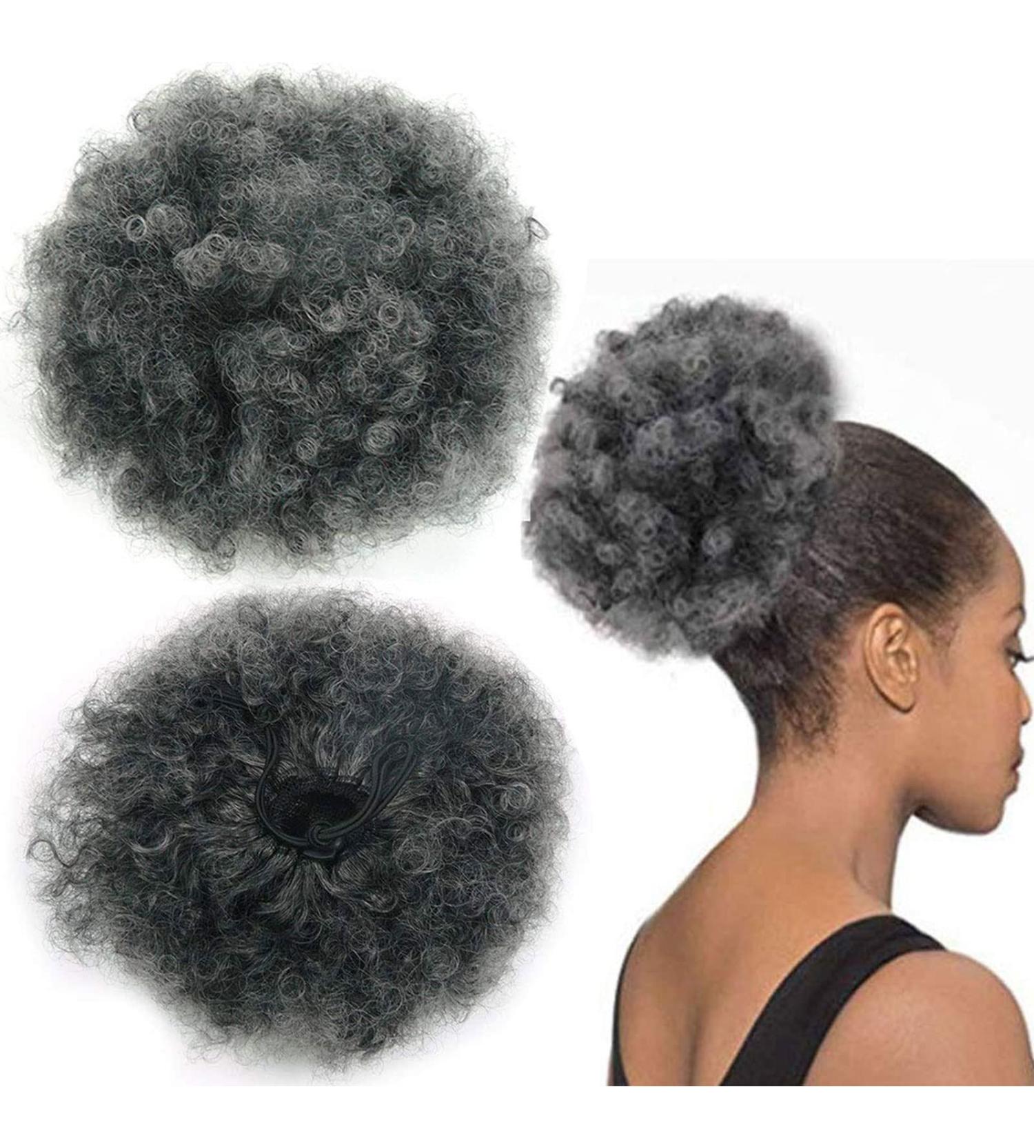 Fannace Afro Puff Drawstring Ponytail Synthetic Afro Puffs Drawstring Ponytail Bun Hairpieces Updo Hair Puff Short Kinky Curly Hair Larg Size for Black Woman (0906) 0906 Large - Buy Online on GoSupps.com