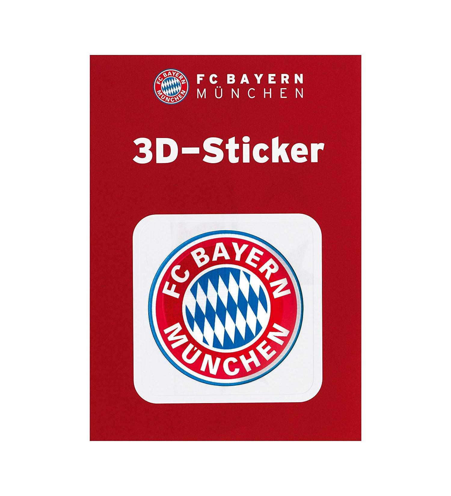 FC Bayern Munich 3D sticker Logo Bunt