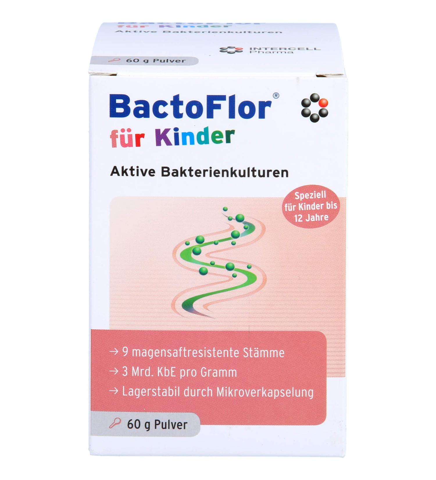 BactoFlor for Children - Active Bacterial Cultures Powder 60g | Optimize Gut Health | International Shipping Available - Buy Online on GoSupps.com