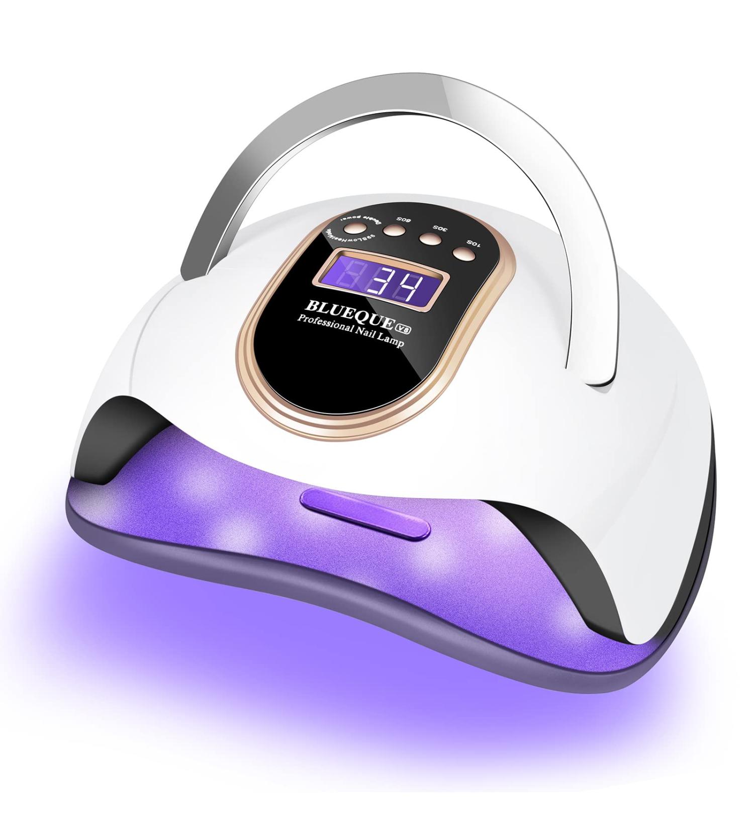 168W UV LED Nail Light with Motion Detection - Professional Gel Lamp for Salon-Quality Results at Home - Buy Online on GoSupps.com