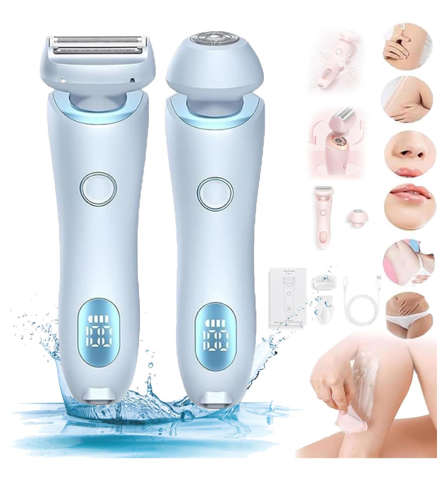The Glide Pro 3.0 Razor Silk Glide Pro Shaver Silkglide Pro Razor Dusk Glide Pro 3.0 Dusk Razor For Women Livora Electric Razor Wet & Dry Bikini Trimmer For Women (Blue) - Buy Online on GoSupps.com