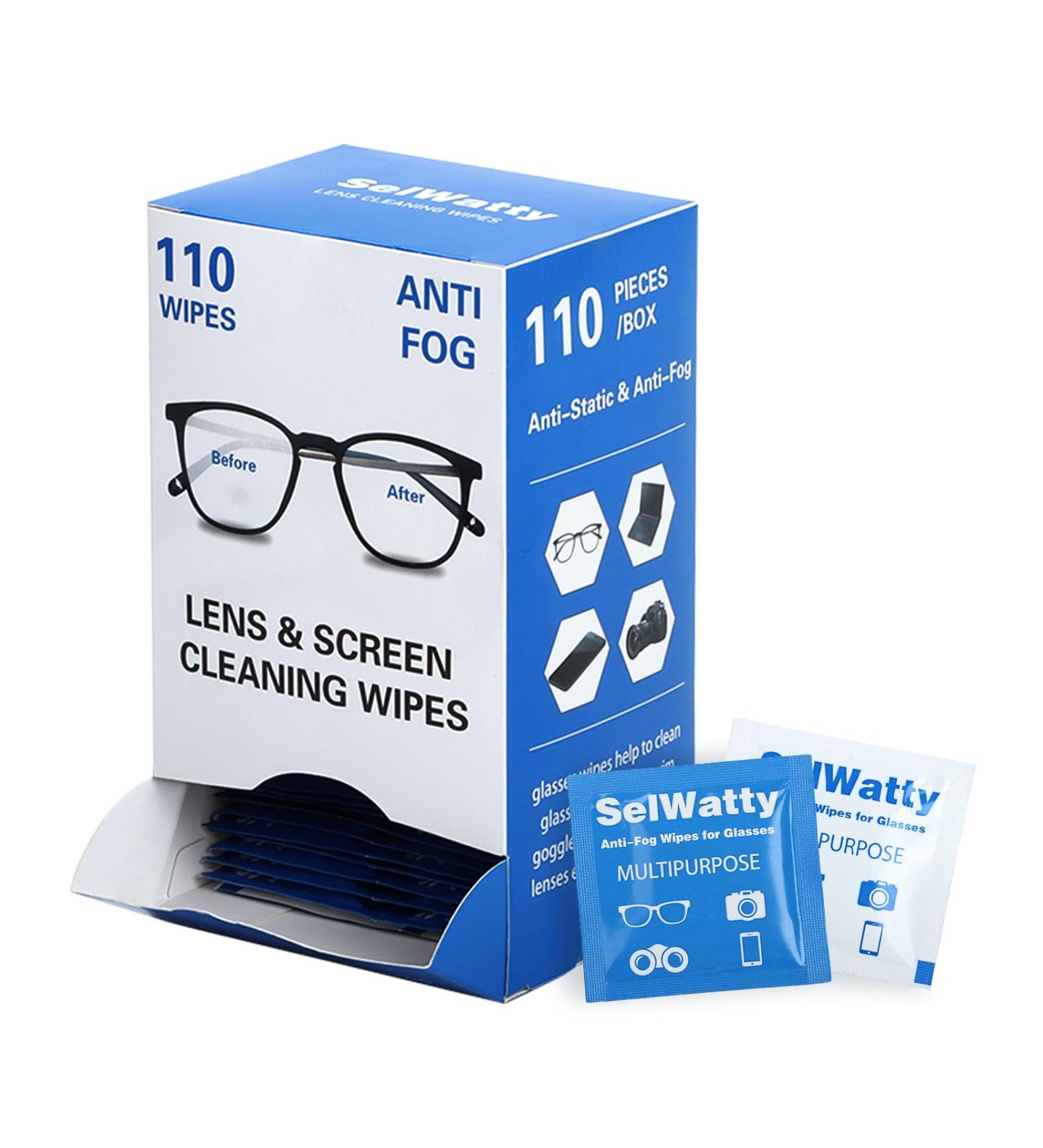 BigKing Pack De 110 Lingette Nettoyante Anti-Bu e 10h De Long Anti-Bu e Lingettes Nettoyantes Emball es Individuellement Pour Lunettes crans Smartphones Et Appareils Photos (1) - Buy Online on GoSupps.com