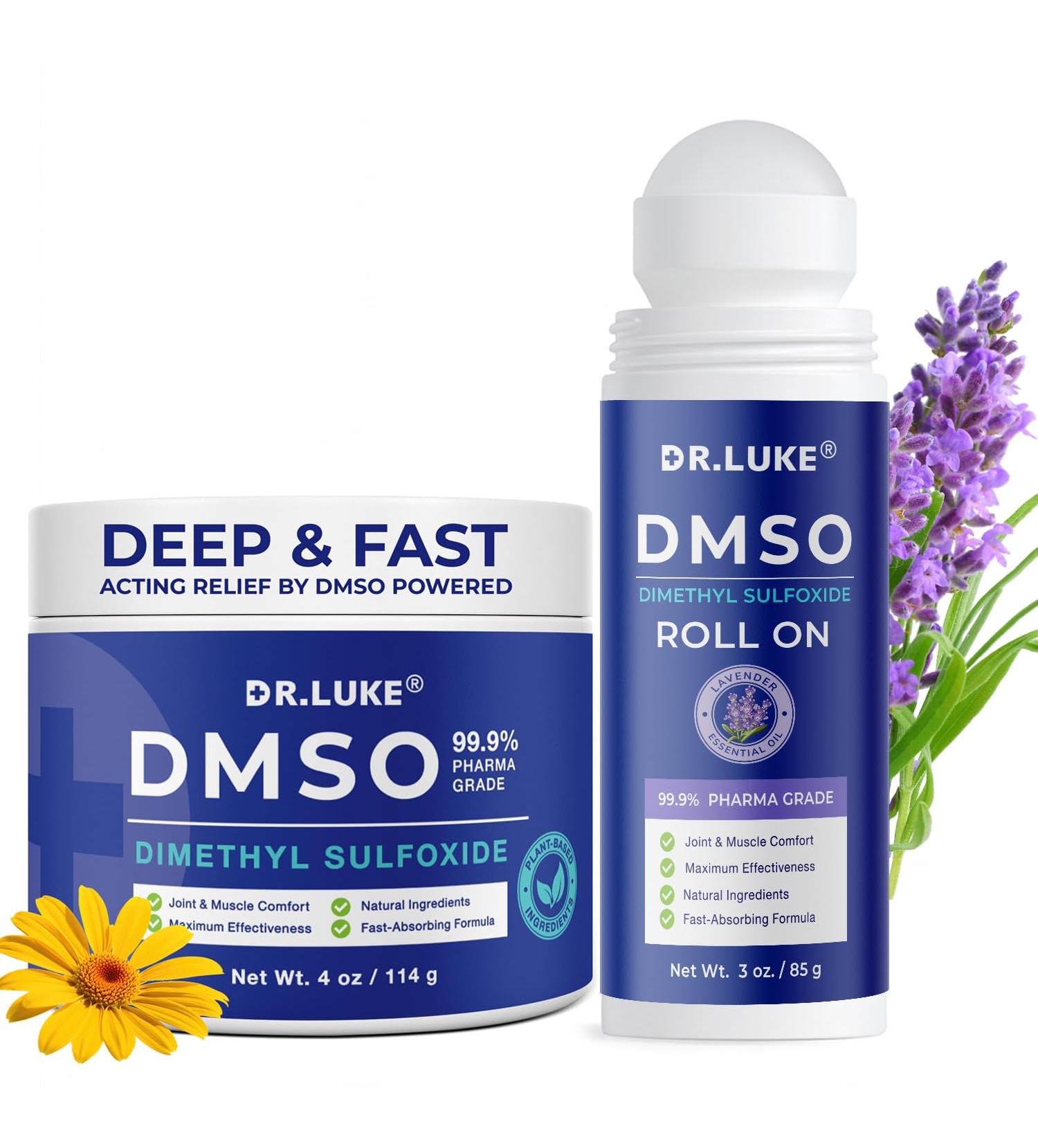 Dr. Luke Muscle Skin Care Cream & Lavender Joint skin care Roll On - Buy Online on GoSupps.com