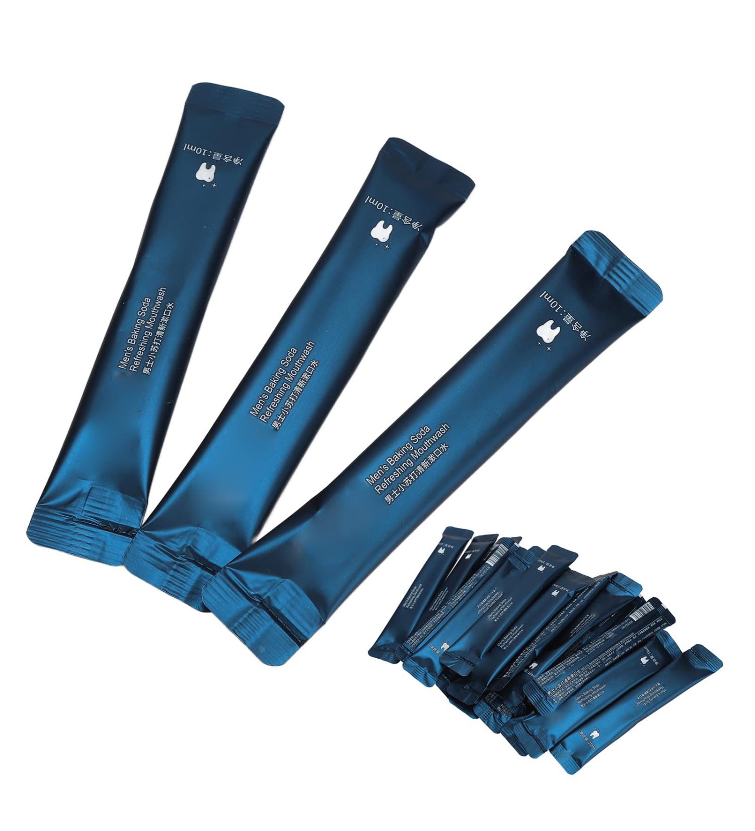 Brisk Breath Mouthwash Sticks - Portable Travel-Friendly 20 Pack | Safe Ingredients Independent Packaging for Office Use - Buy Online on GoSupps.com