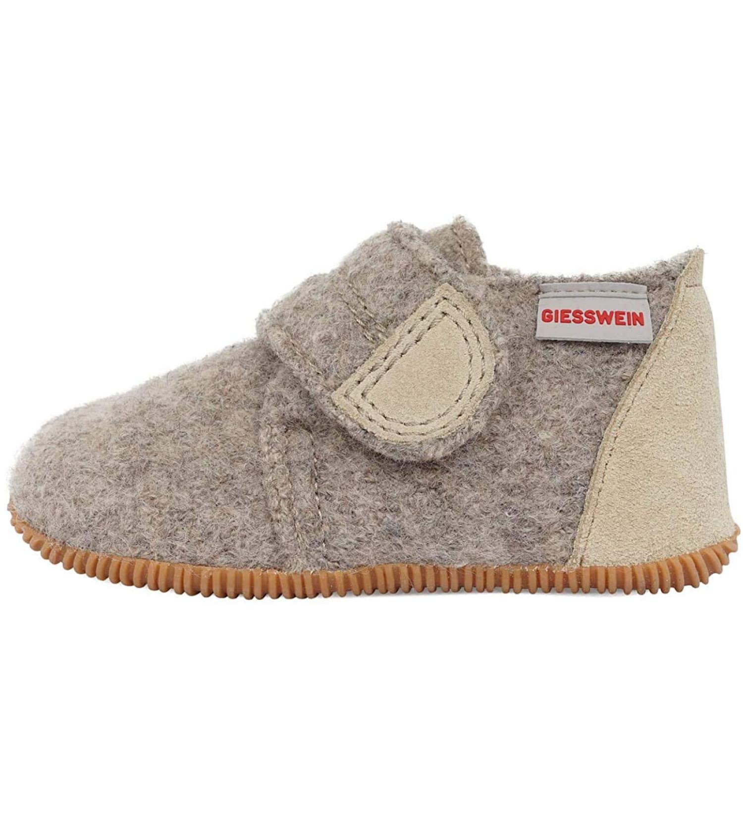 Giesswein Boys Oberstaufen Low-Top Slippers 8.5 UK Child - Natural 268 - Buy Online on GoSupps.com