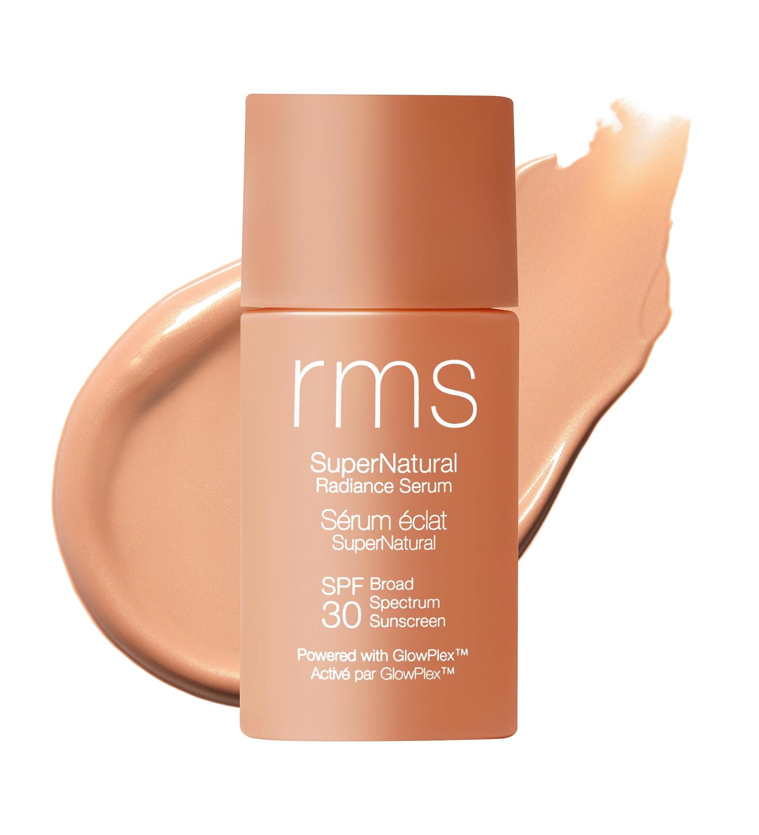 RMS Beauty SuperNatural Radiance Sunscreen SPF 30 - Tinted Mineral Sunscreen for Face | Medium Aura Skin Tint Makeup - Buy Online on GoSupps.com