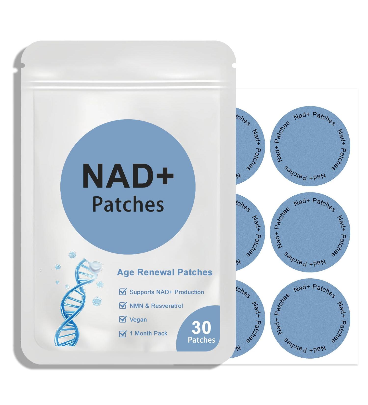 FUTHRI NAD+ Patches Comfortable All-Day Wear Vegan Water-Resistant