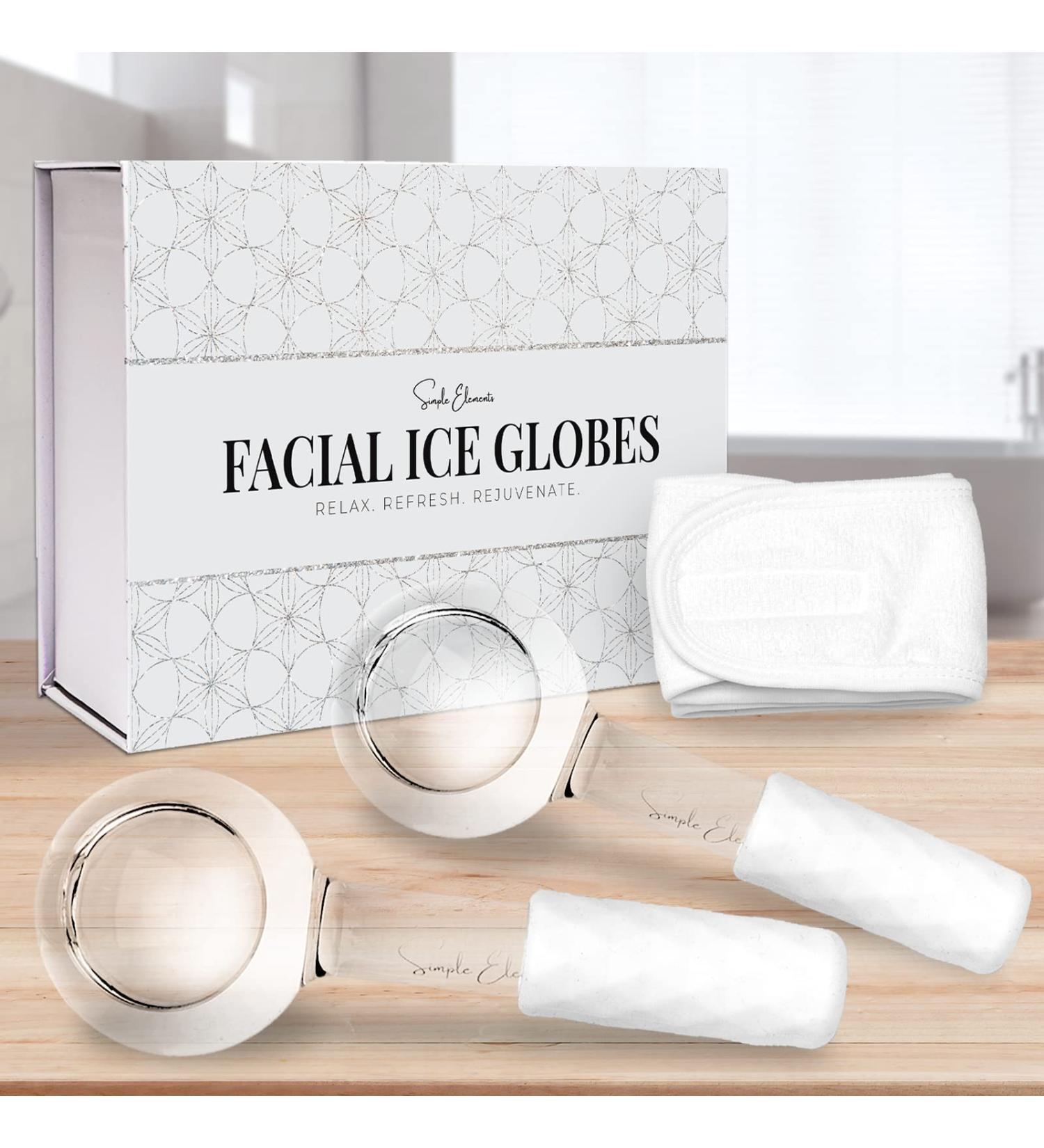 Ice Globes for Facials - Facial Glass Beauty Massager for Puffy Eyes - Buy Online on GoSupps.com