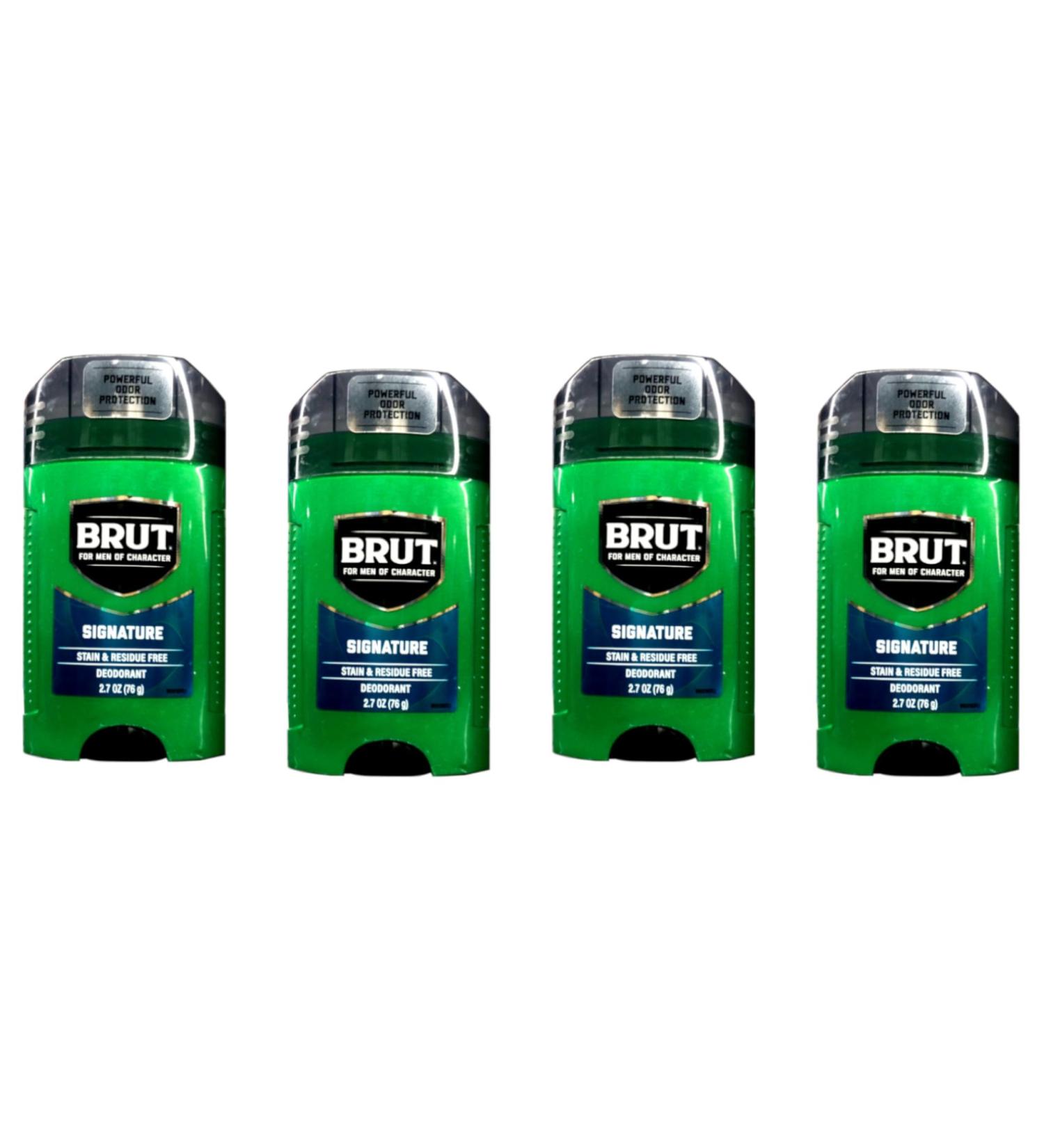 Brut Deodorant 24 Hour Protection Original Scent - 4 Pack | International Shipping Available - Buy Online on GoSupps.com