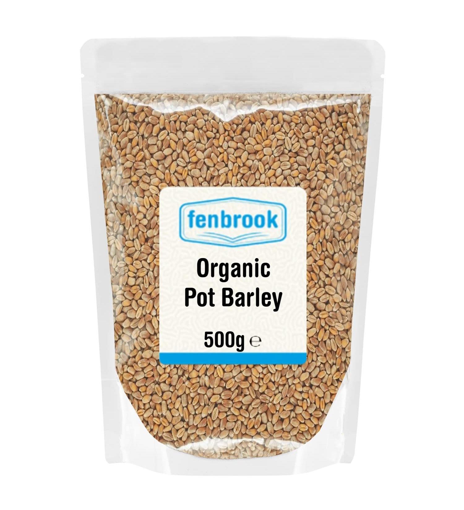 Organic Pot Barley 1kg | Certified Organic by Fenbrook Organic - Buy Online on GoSupps.com
