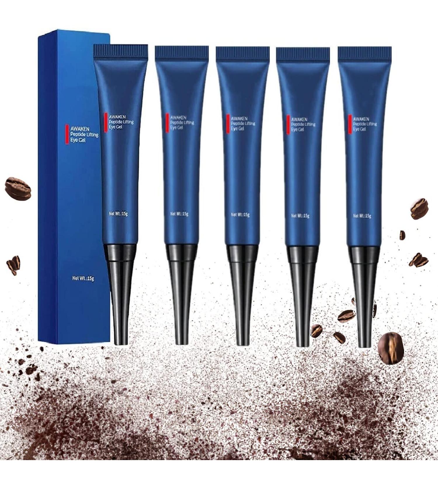 OPENEYES Awaken Peptide Lifting Eye Gel Openeyes Peptide Eye Gel Open Eyes Peptide Openeyes Lifting Eye Gel Men Eye Cream for Dark Circles and Puffiness (5Pcs) - Buy Online on GoSupps.com