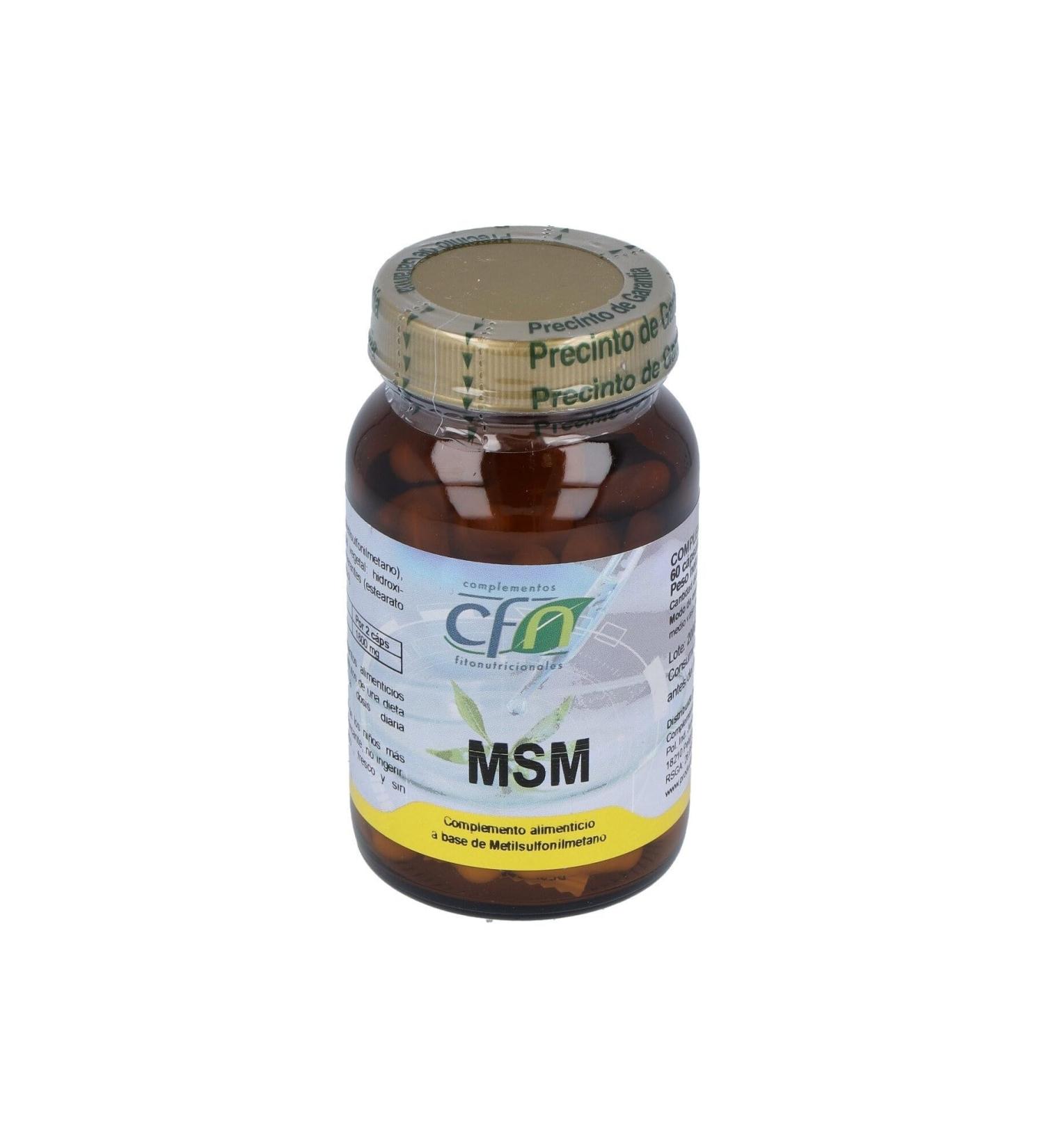 CFN MSM 1000 mg Caps 500 Capsules Dietary Supplement