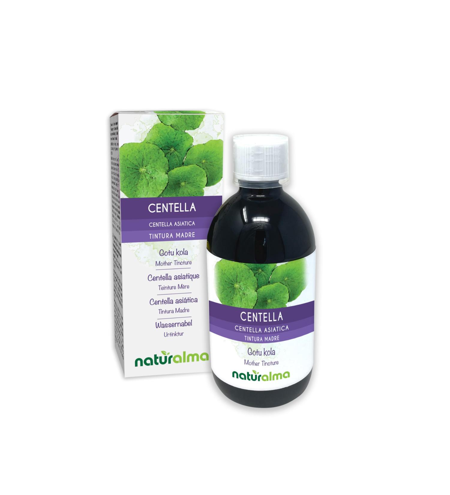 Gotu kola (Centella asiatica) herb Alcohol-Free Mother Tincture Naturalma | Liquid Extract Drops 500 ml | Food Supplement | Vegan Alcohol-free 500 ml (Pack of 1) - Buy Online on GoSupps.com