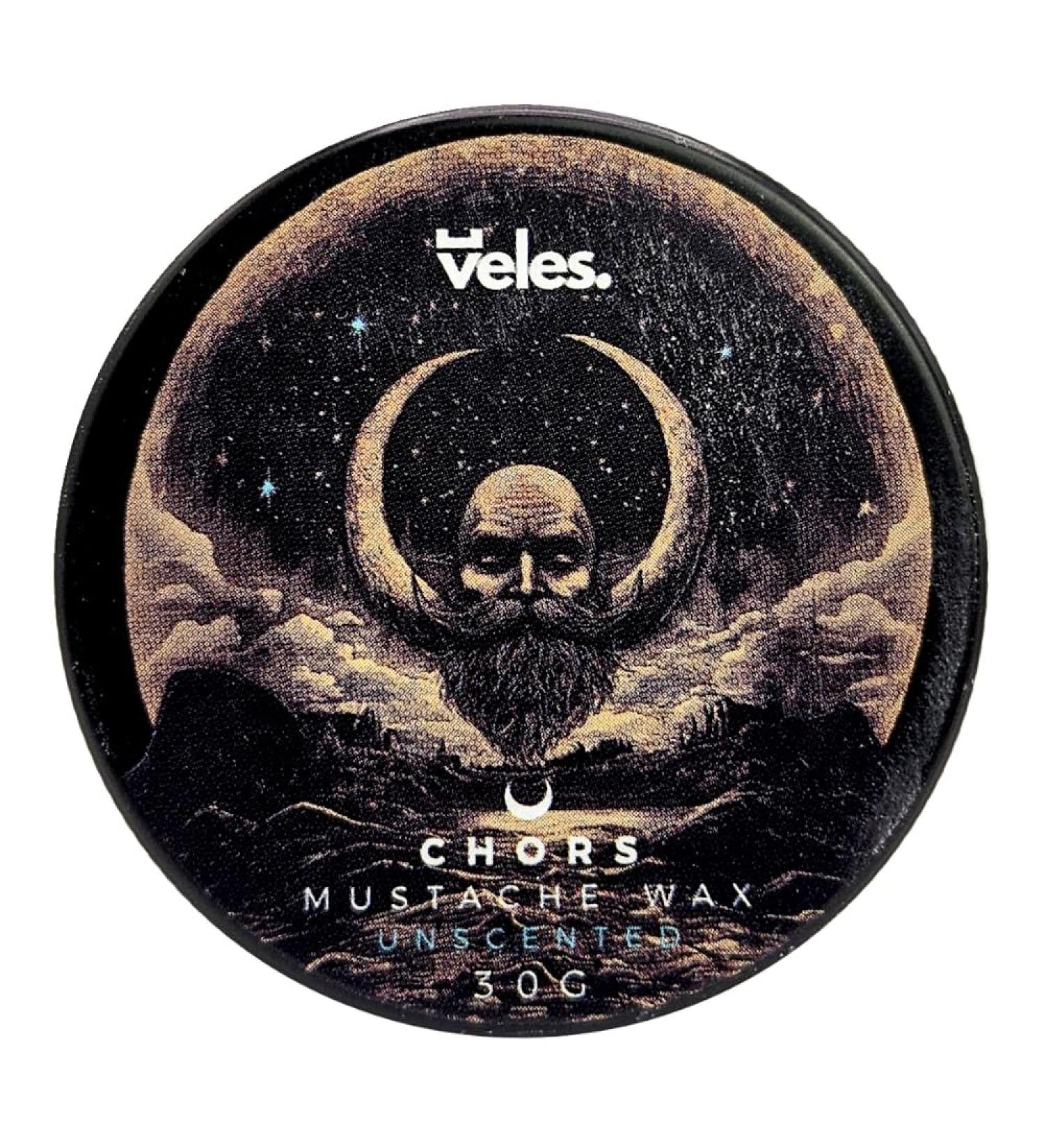 Veles Moustache Chors Cire de coiffage pour homme 30 g Composition naturelle flexible - Buy Online on GoSupps.com