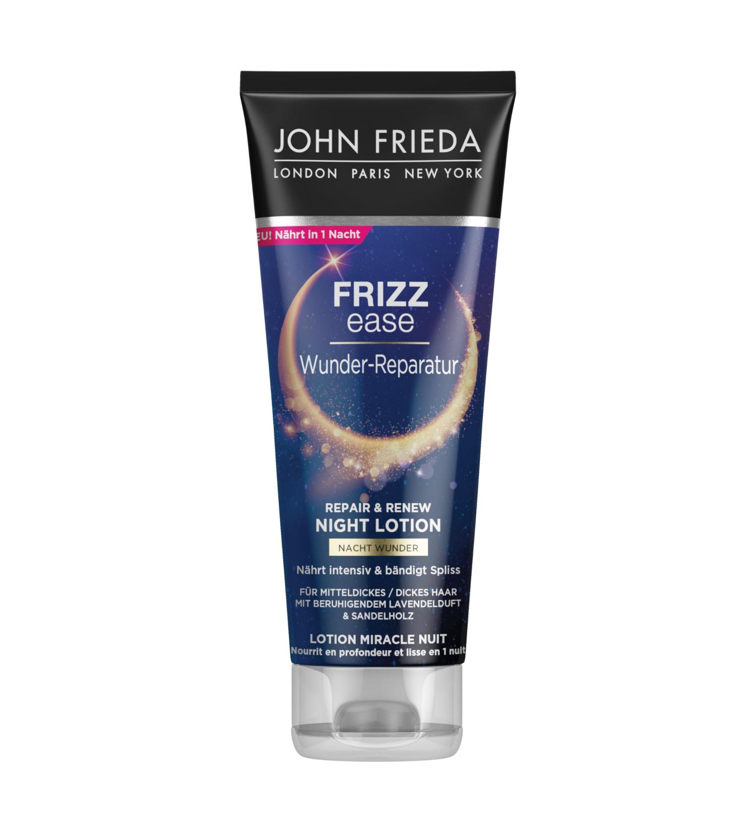 John Frieda Wunder Repair Night Wonder Hair Lotion 100ml - Frizz Ease for Thick & Medium Hair - Intense Nourishment Overnight - Buy Online on GoSupps.com