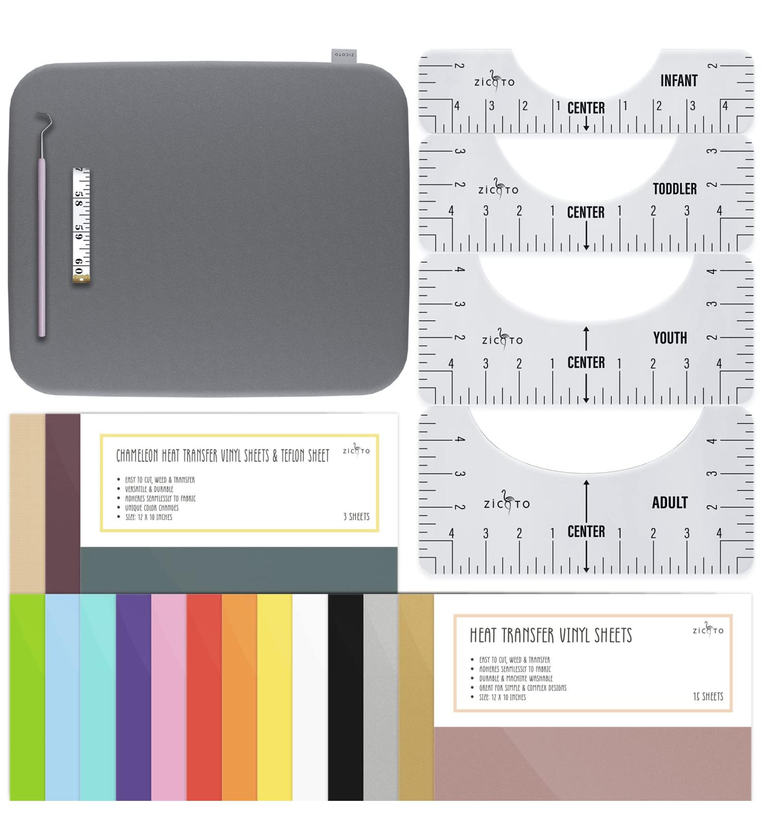 Ultimate Heat Press Accessories Bundle for Cricut Easy Press - Heat Transfer Mat and Vinyl Set for Crafting - Ideal for Beginners and Skilled Crafters - Buy Online on GoSupps.com