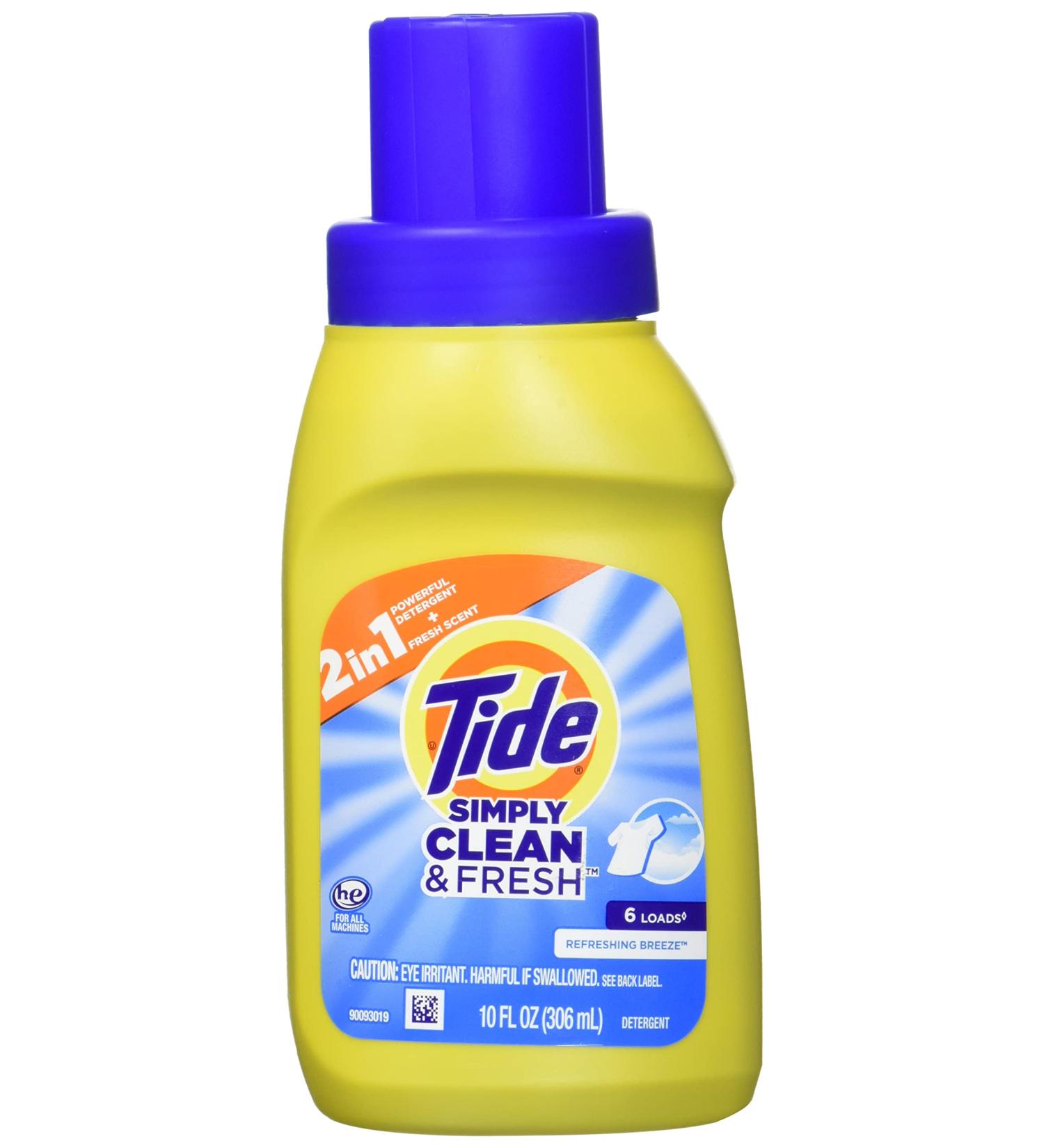 Buy Tide Simply Clean & Fresh Liquid Laundry Detergent - Refreshing Breeze 6 Loads 10 Fl Oz (Pack of 12) - International Shipping Available - Buy Online on GoSupps.com